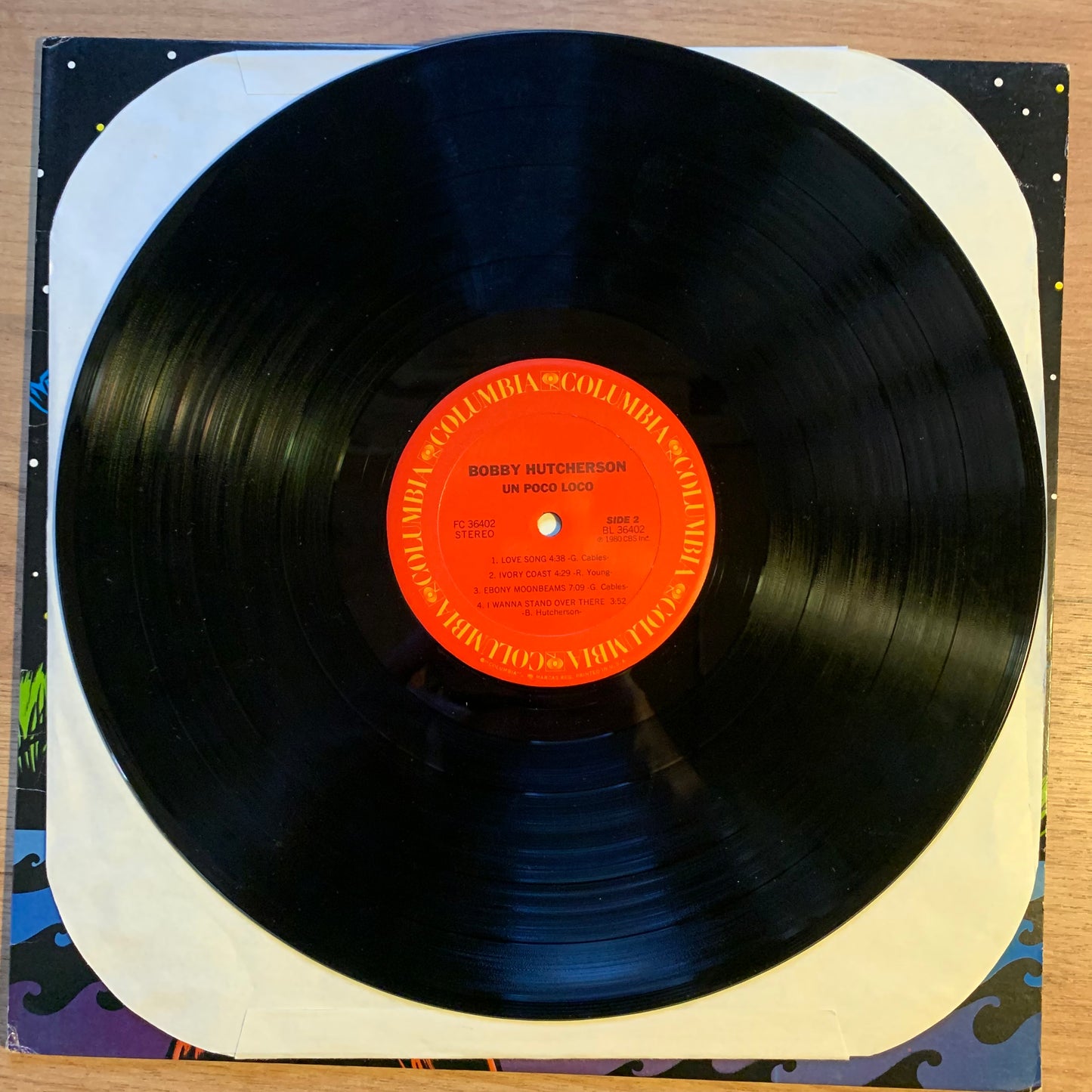 BOBBY HUTCHERSON - UN POCO LOCO...OG US 1980...VG+/VG+