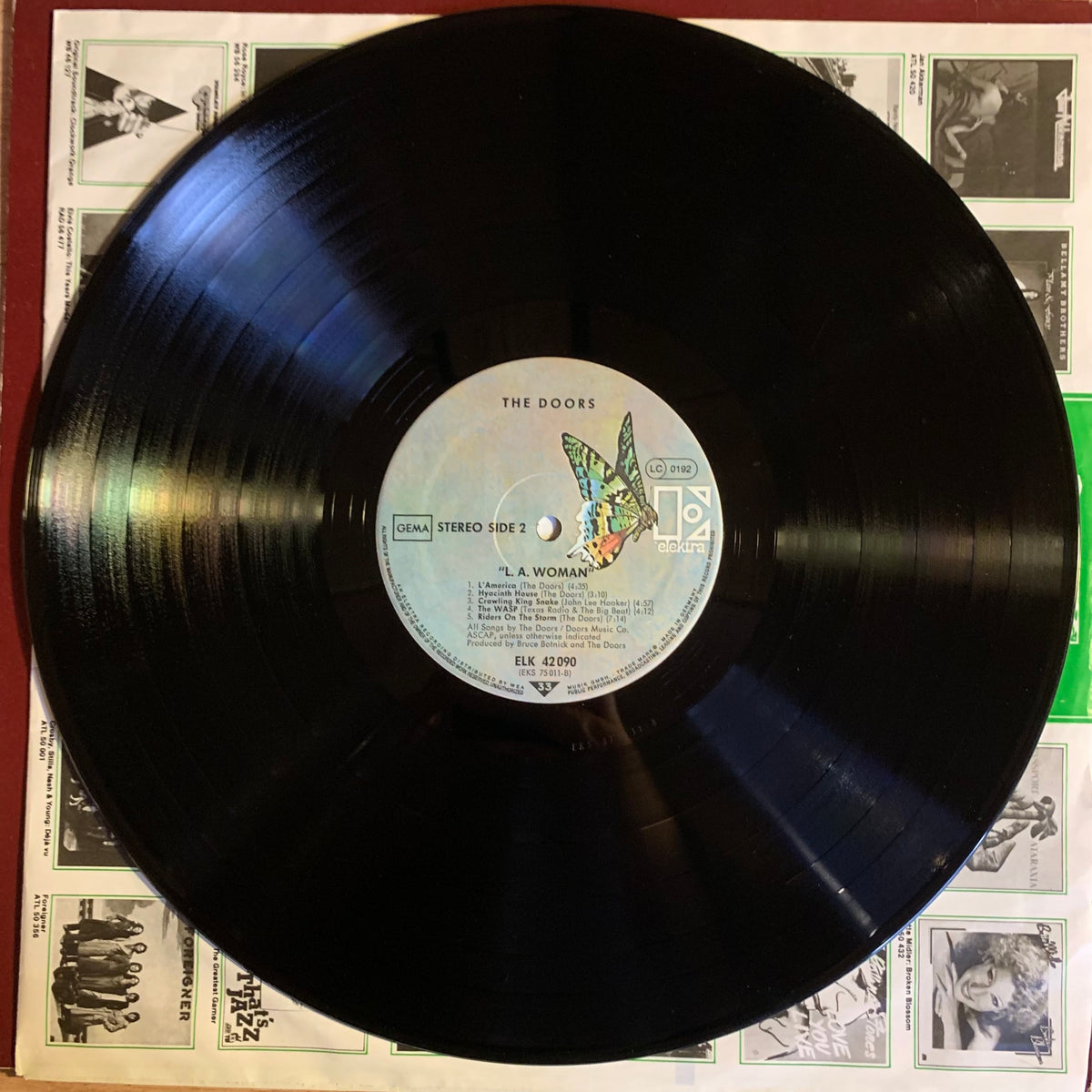The Doors L.A. Woman, disque et sous-pochette publicitaire