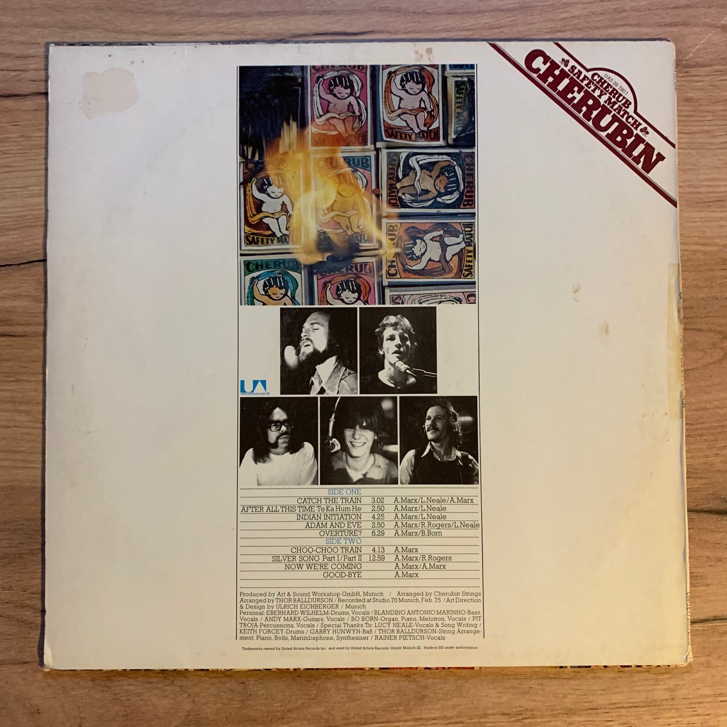 CHERUBIN - SAFETY MATCH...OG GER 1975... VG++/VG++
