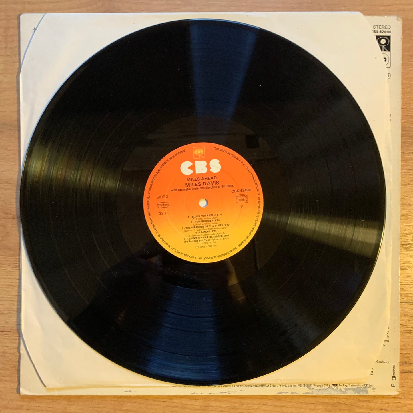 MILES DAVIS - MILES AHEAD...RE FR 1981...VG+/VG+