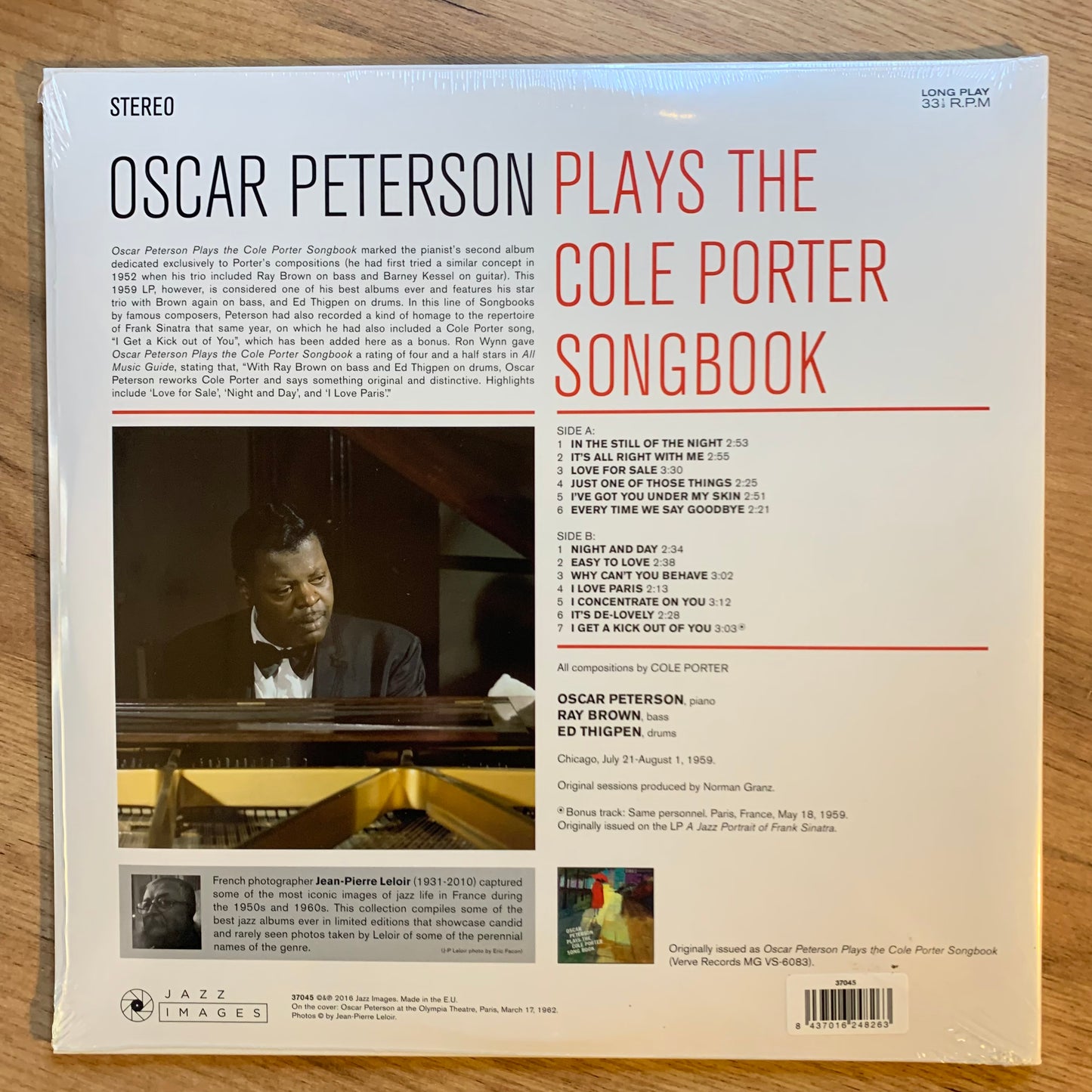 OSCAR PETERSON - PLAYS THE COLE PORTER SONGBOOK...RE EU 2017...SEALED