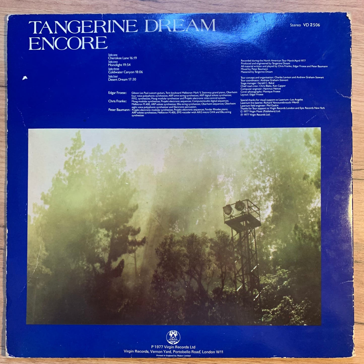TANGERINE DREAM - ENCORE...OG UK 1977...EX/VG+