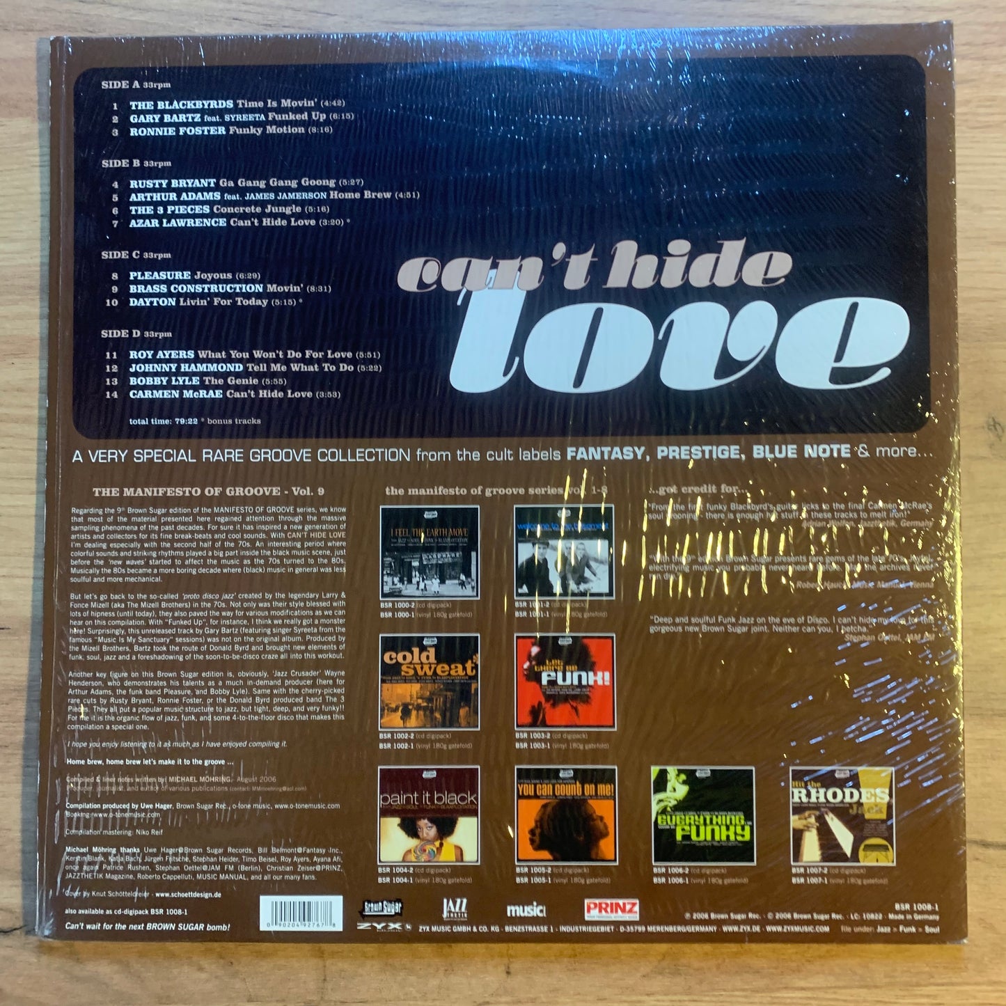 CAN'T HIDE LOVE...COMPIL GER 2006...VG+/EX