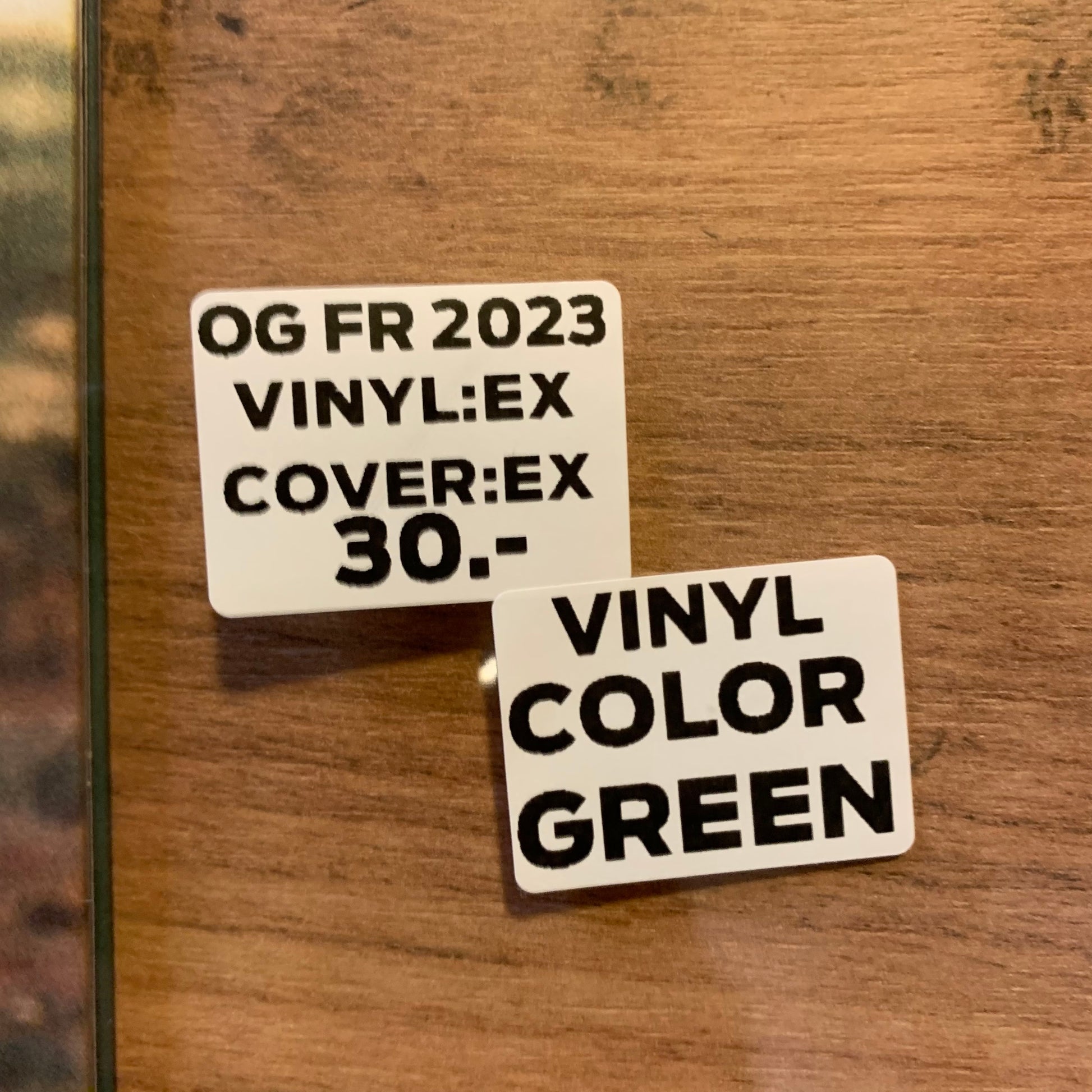 Luidji - Tristesse Business Saison 00 - Étiquettes état OG FR 2023 EX/EX + VINYL COLOR GREEN