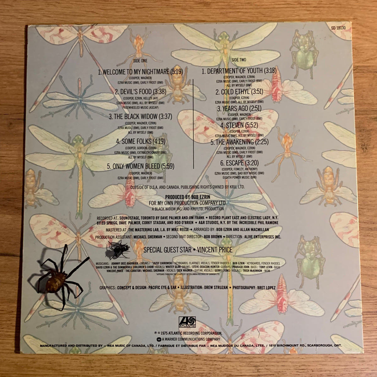 Welcome to My Nightmare - verso