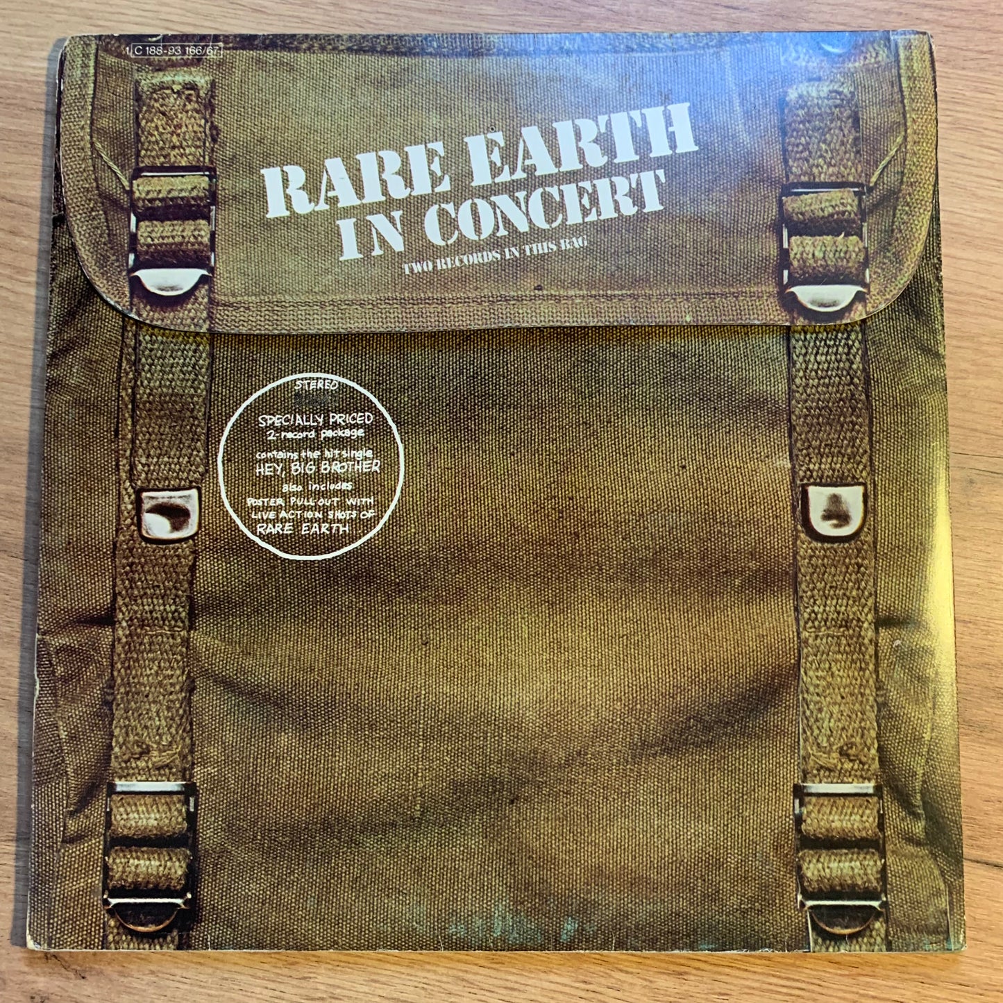RARE EARTH - IN CONCERT...OG GER 1971...VG+/VG+
