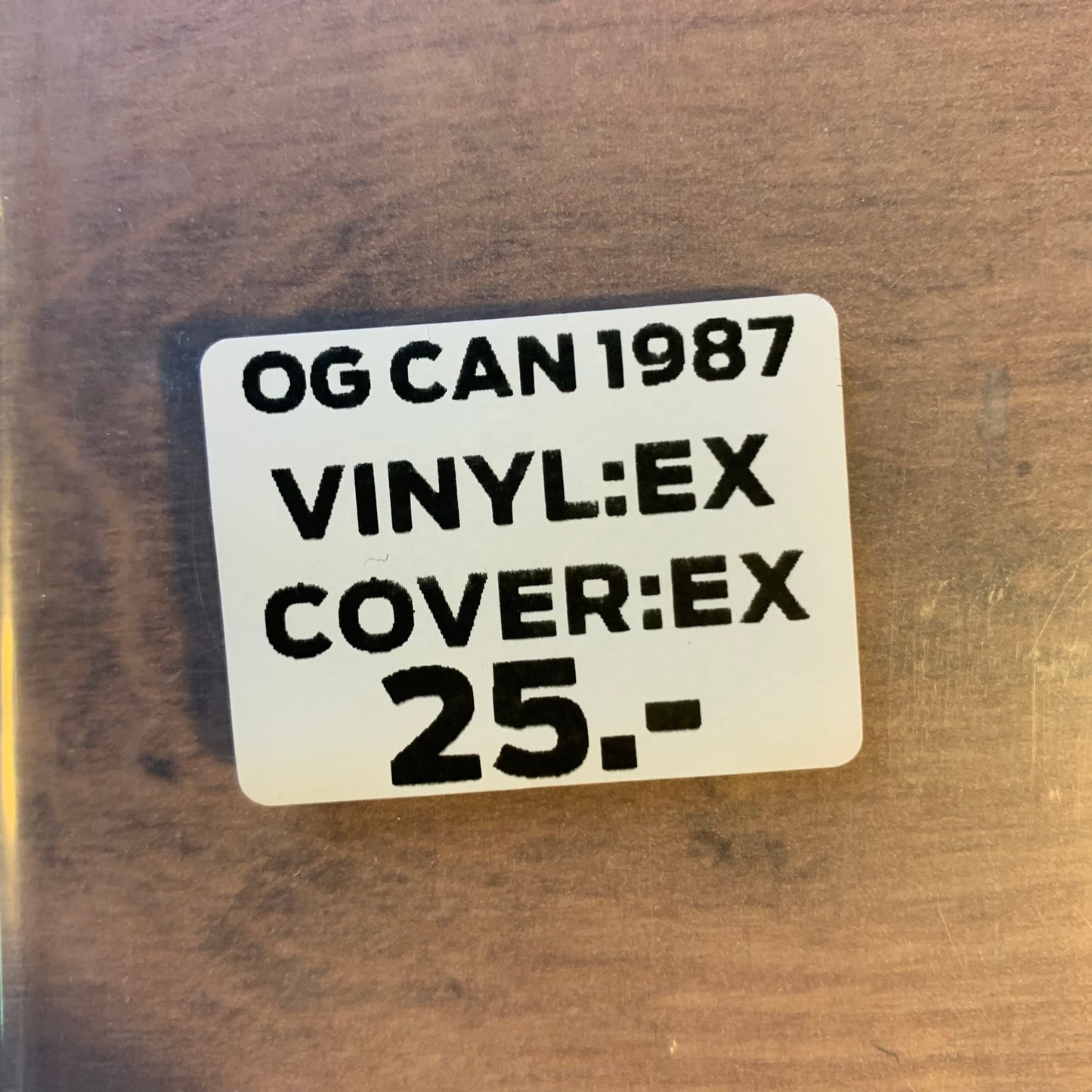 NUMB - NUMB...OG CAN 1987...EX/EX