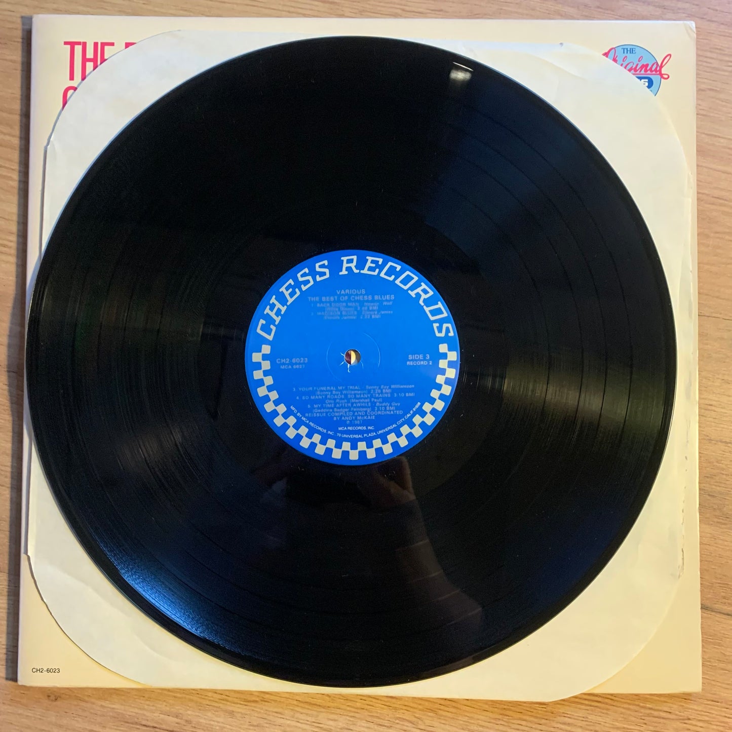 THE BEST OF CHESS BLUES...COMPIL US 1987...VG+/VG+