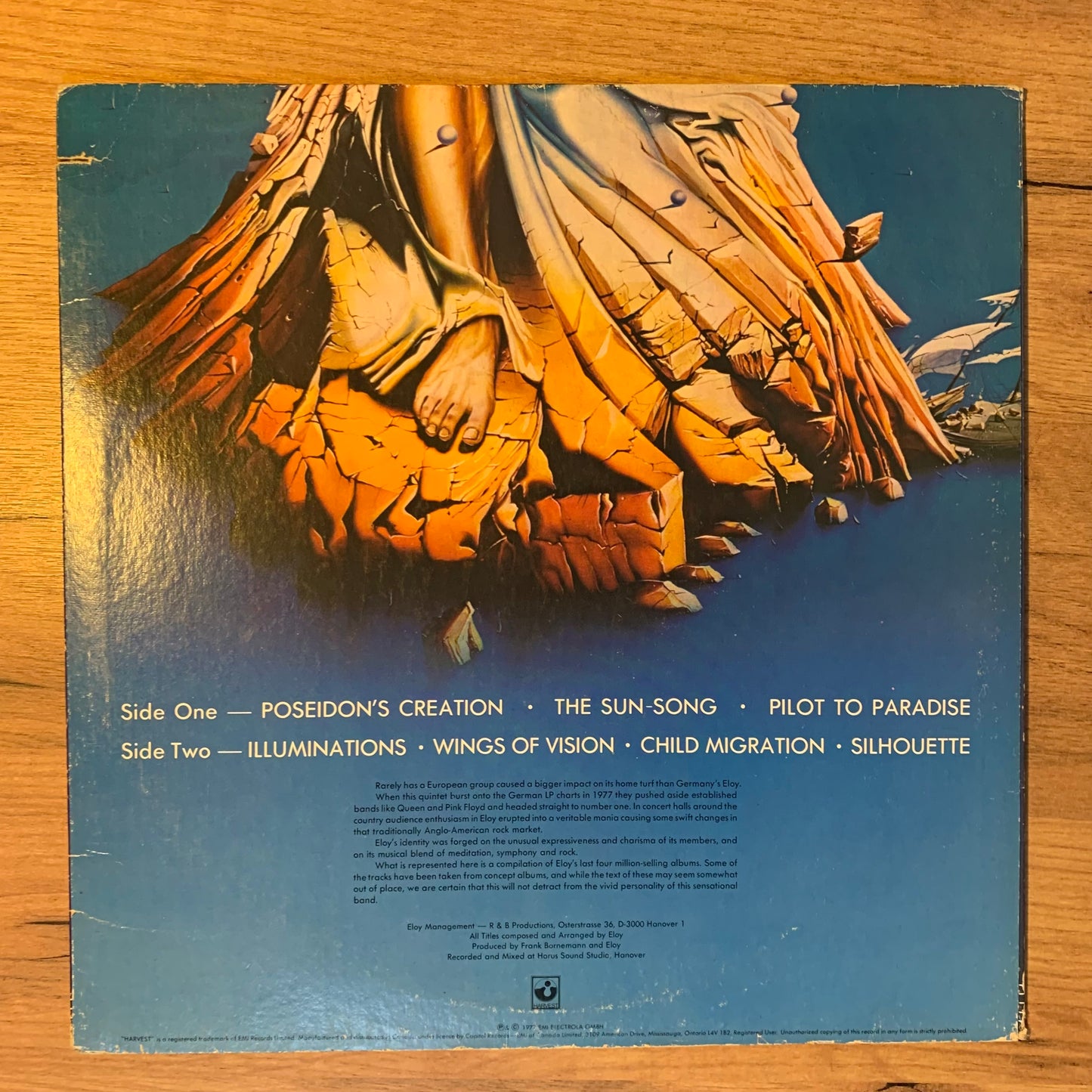 ELOY - WINGS OF VISION...OG GER 1980...VG+/VG