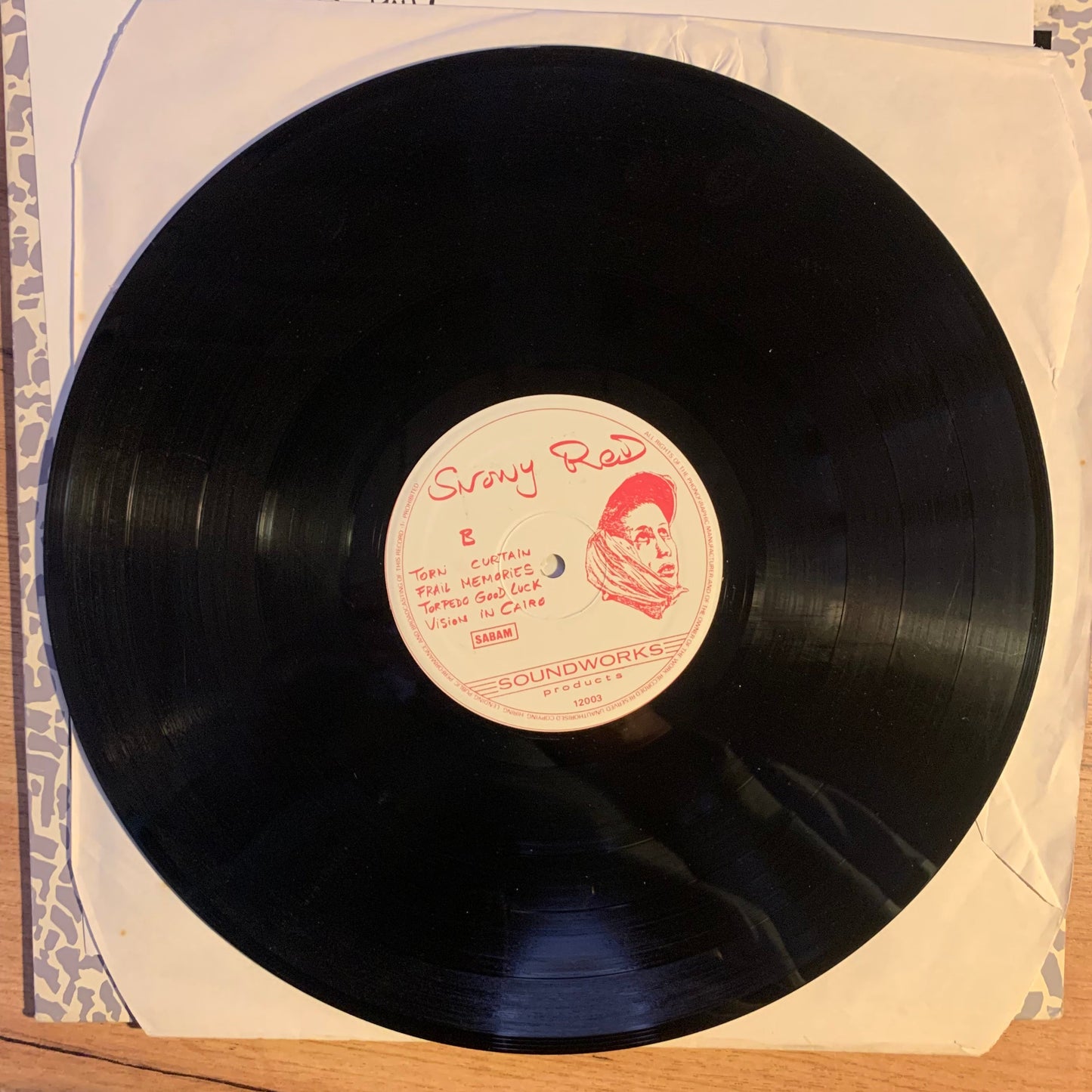 SNOWY RED - VISION...OG BEL 1984...VG+/VG+