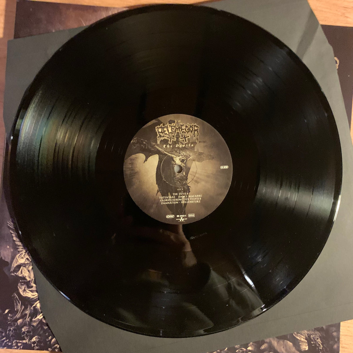 Autocollant Nuclear Blast édition limitée Black Vinyl