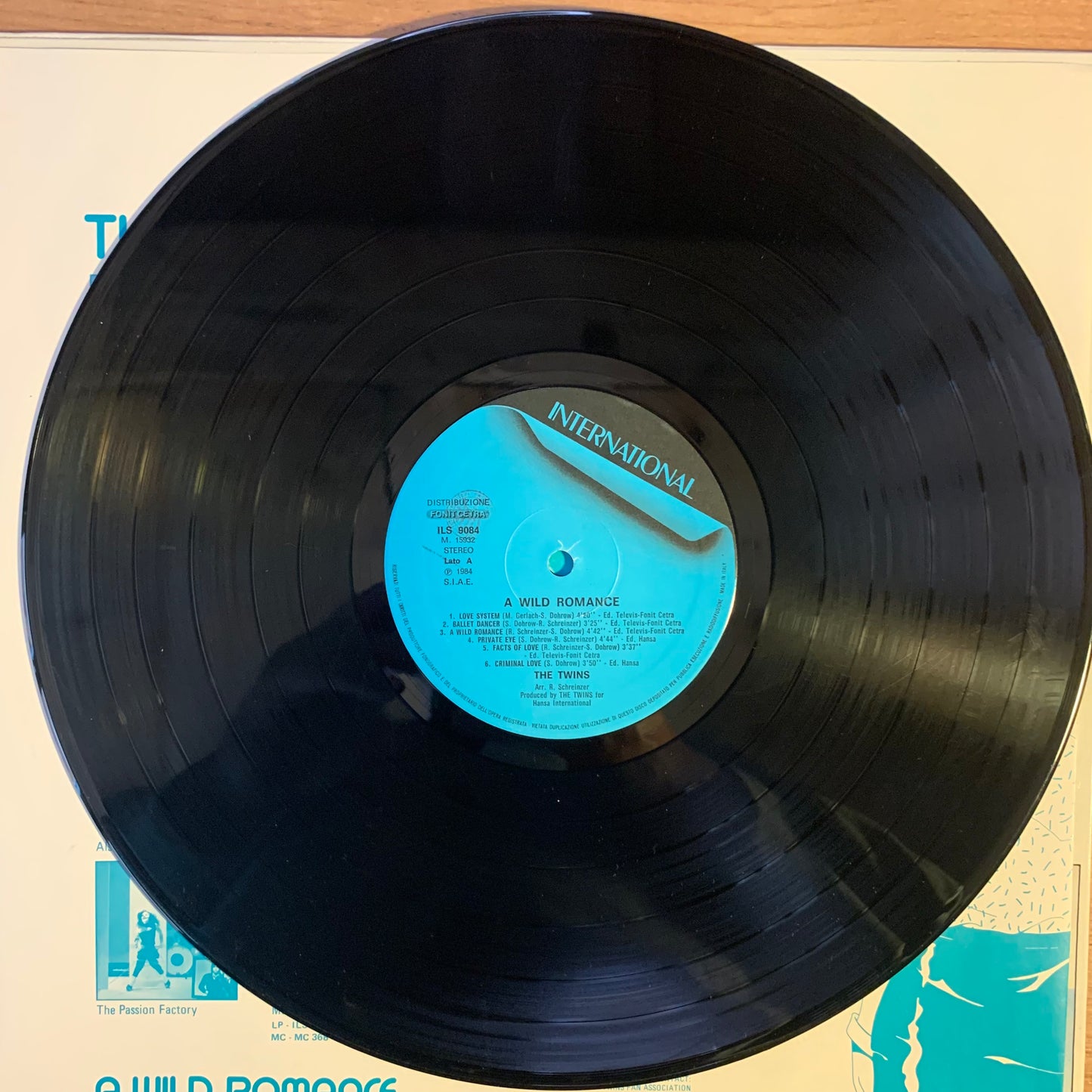 THE TWINS - A WILD ROMANCE...OG ITA 1984...VG+/EX