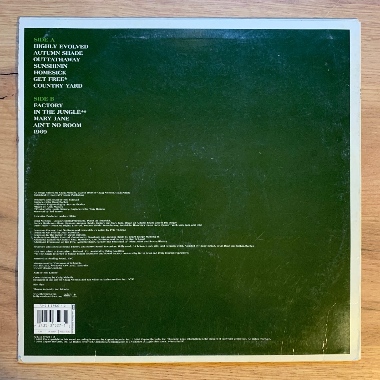 The Vines – Highly Evolved...OG EU 2002...VG/VG+