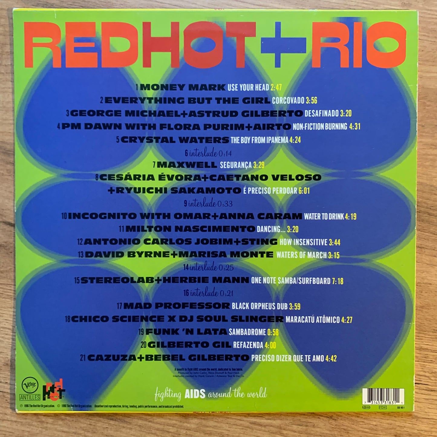 RED HOT + RIO...COMPIL EU 1996...VG+/VG++