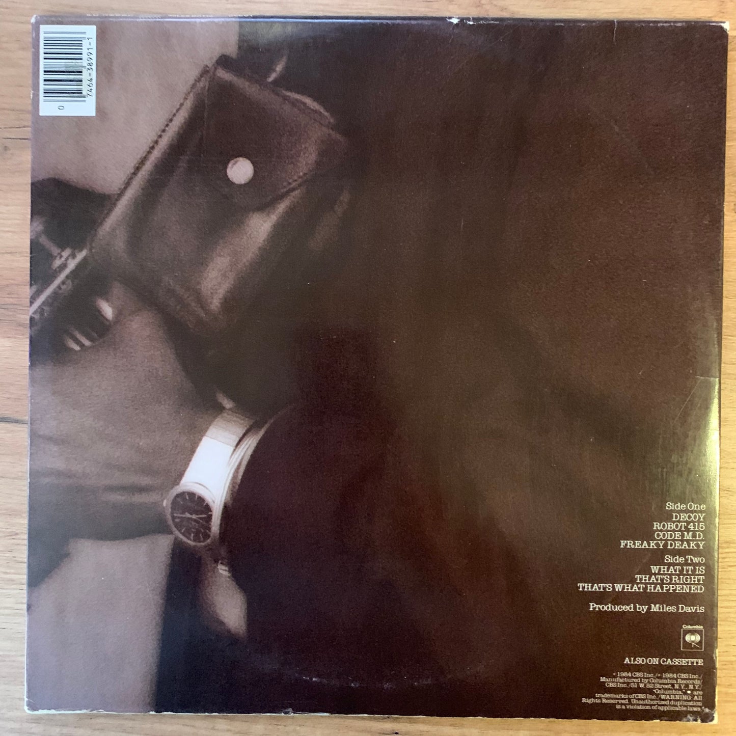 MILES DAVIS - DECOY...OG US 1984...VG+/VG+