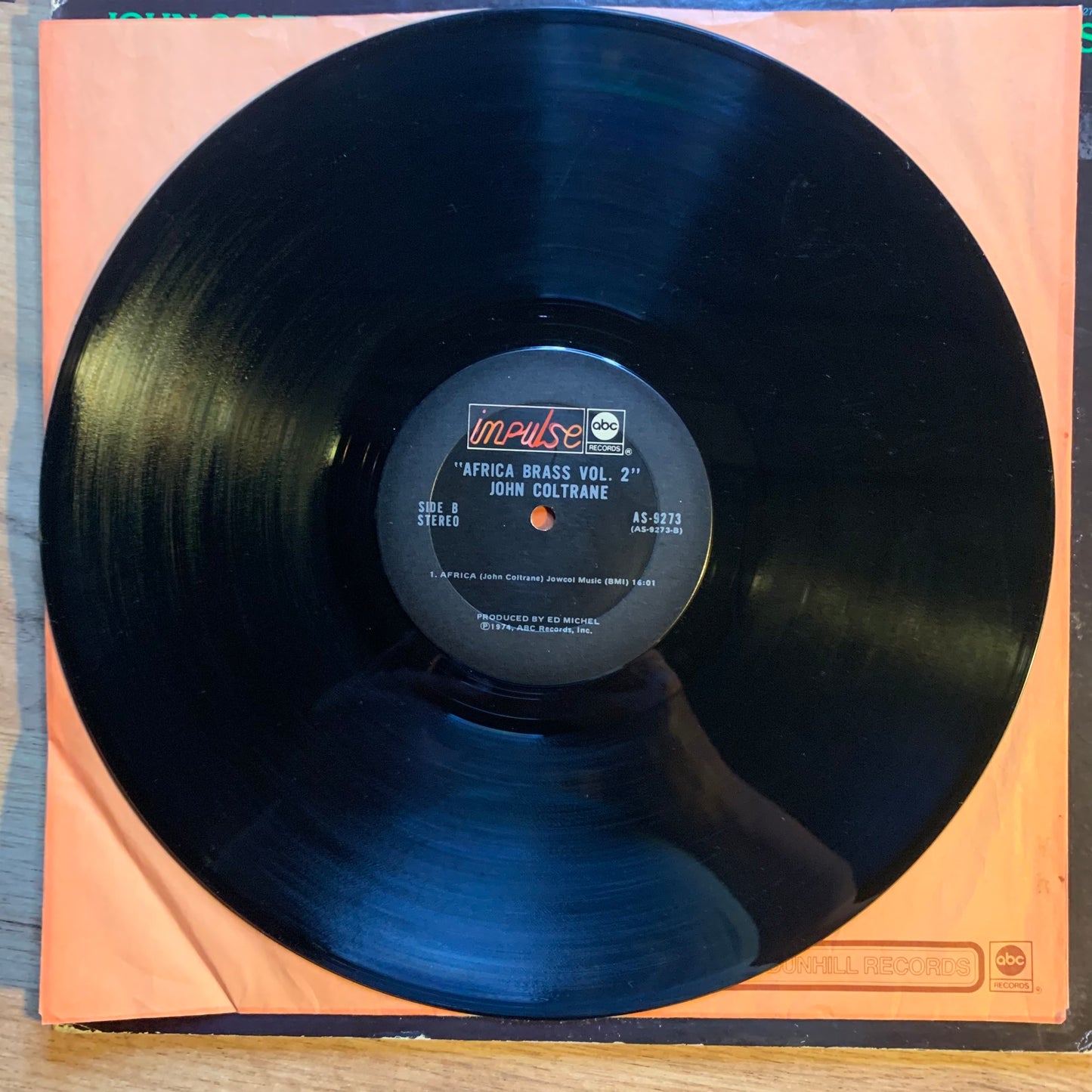 JOHN COLTRANE - THE AFRICA BRASS SESSIONS VOL.2...OG US 1974...VG+/VG