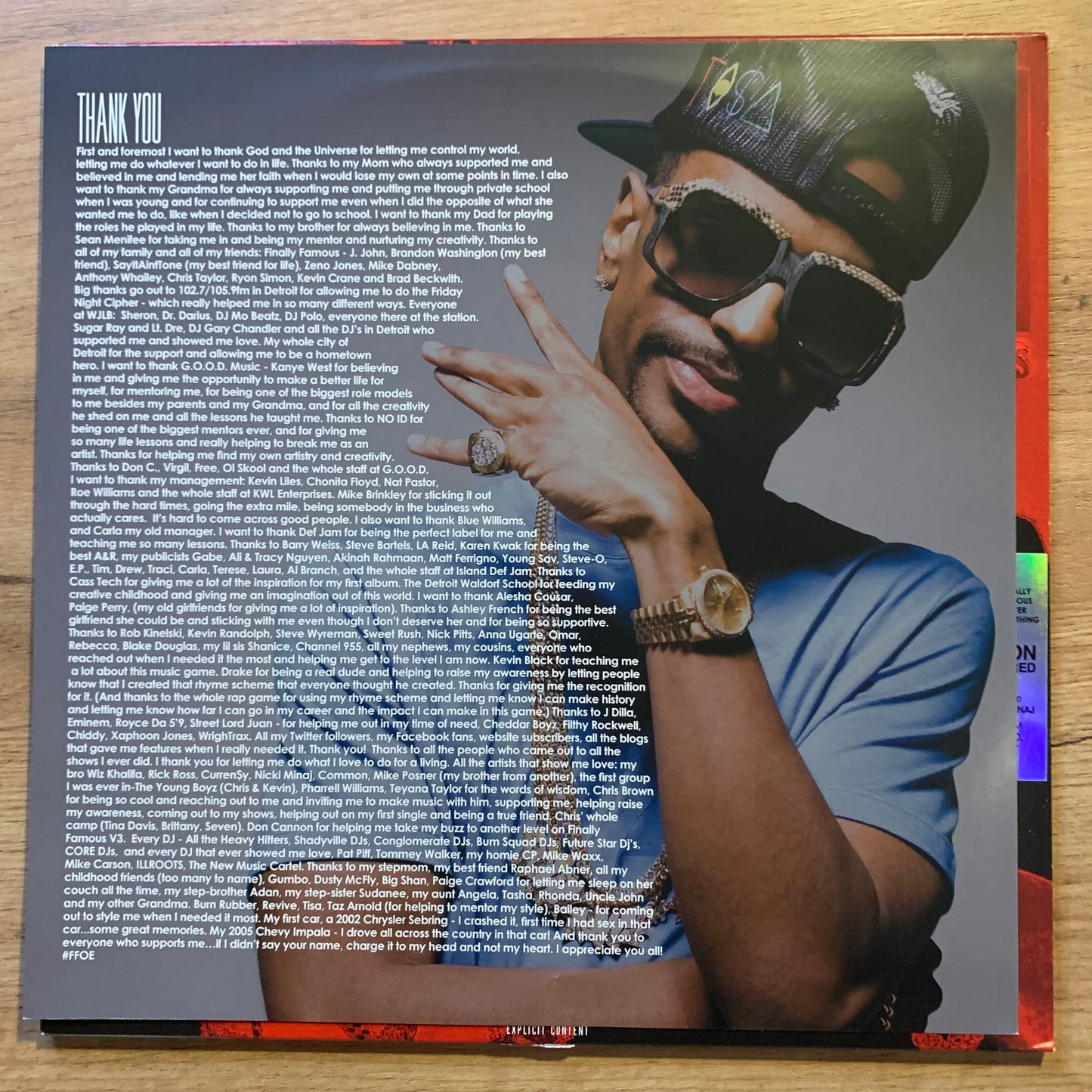 Big Sean - Finally Famous - Disque 1 (Record 1) vinyle noir