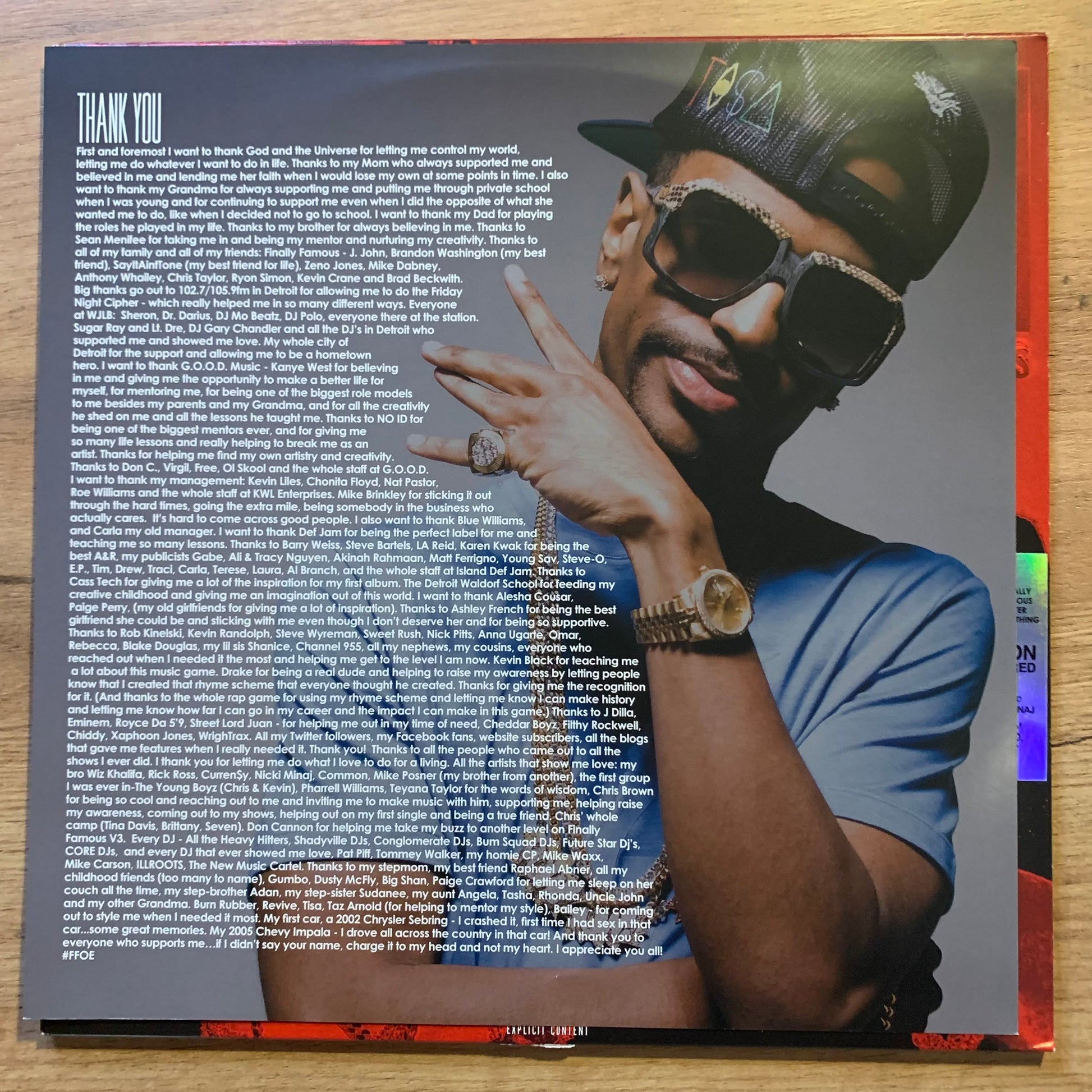 Big Sean - Finally Famous - Disque 1 (Record 1) vinyle noir
