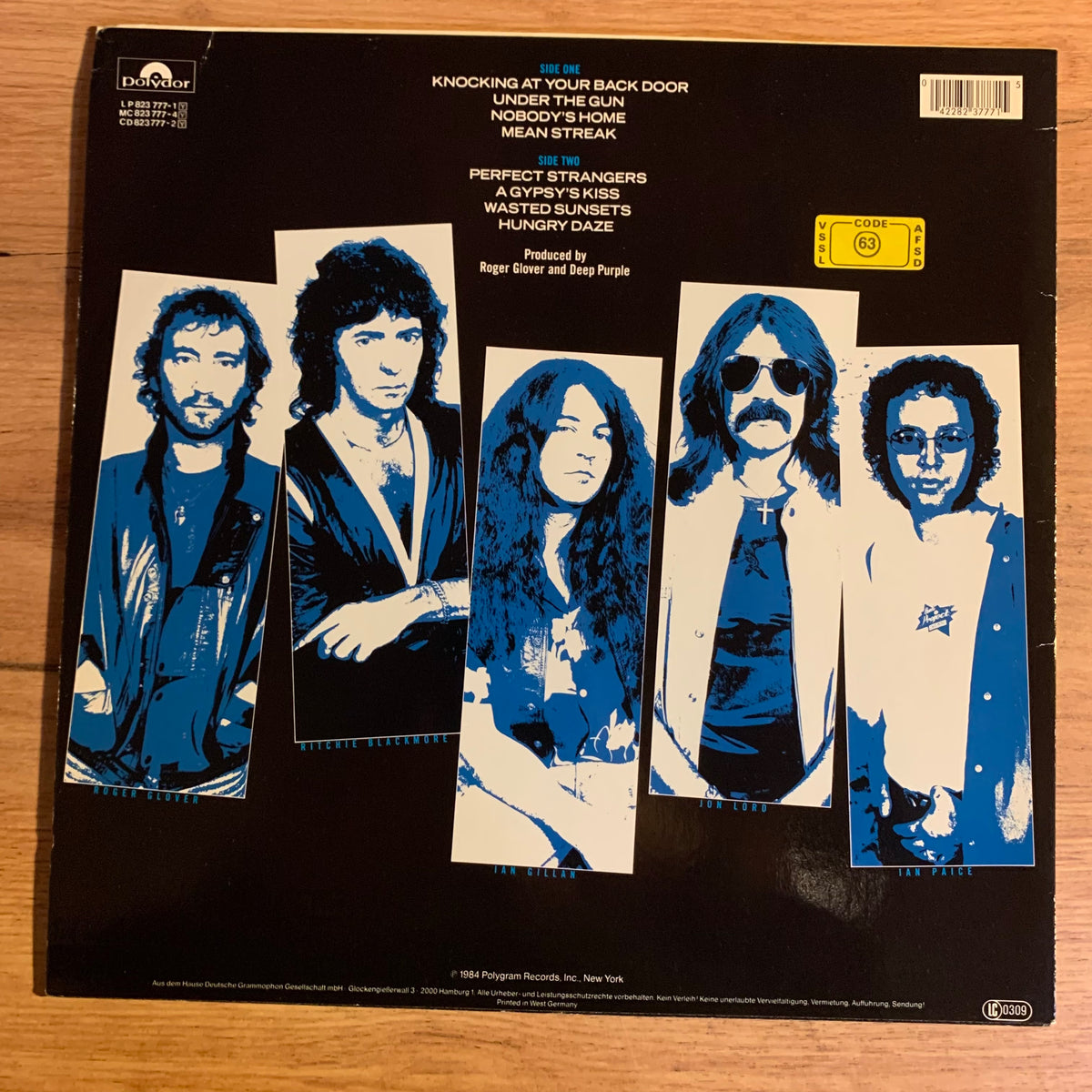 Perfect Strangers - verso autocollant intact