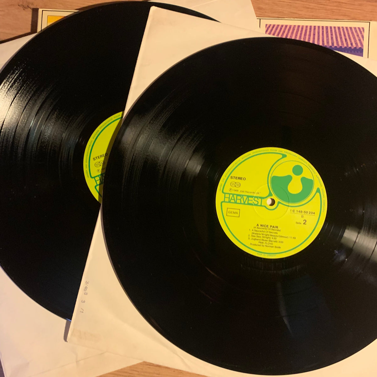 Pink Floyd - A Nice Pair, les deux disques Harvest