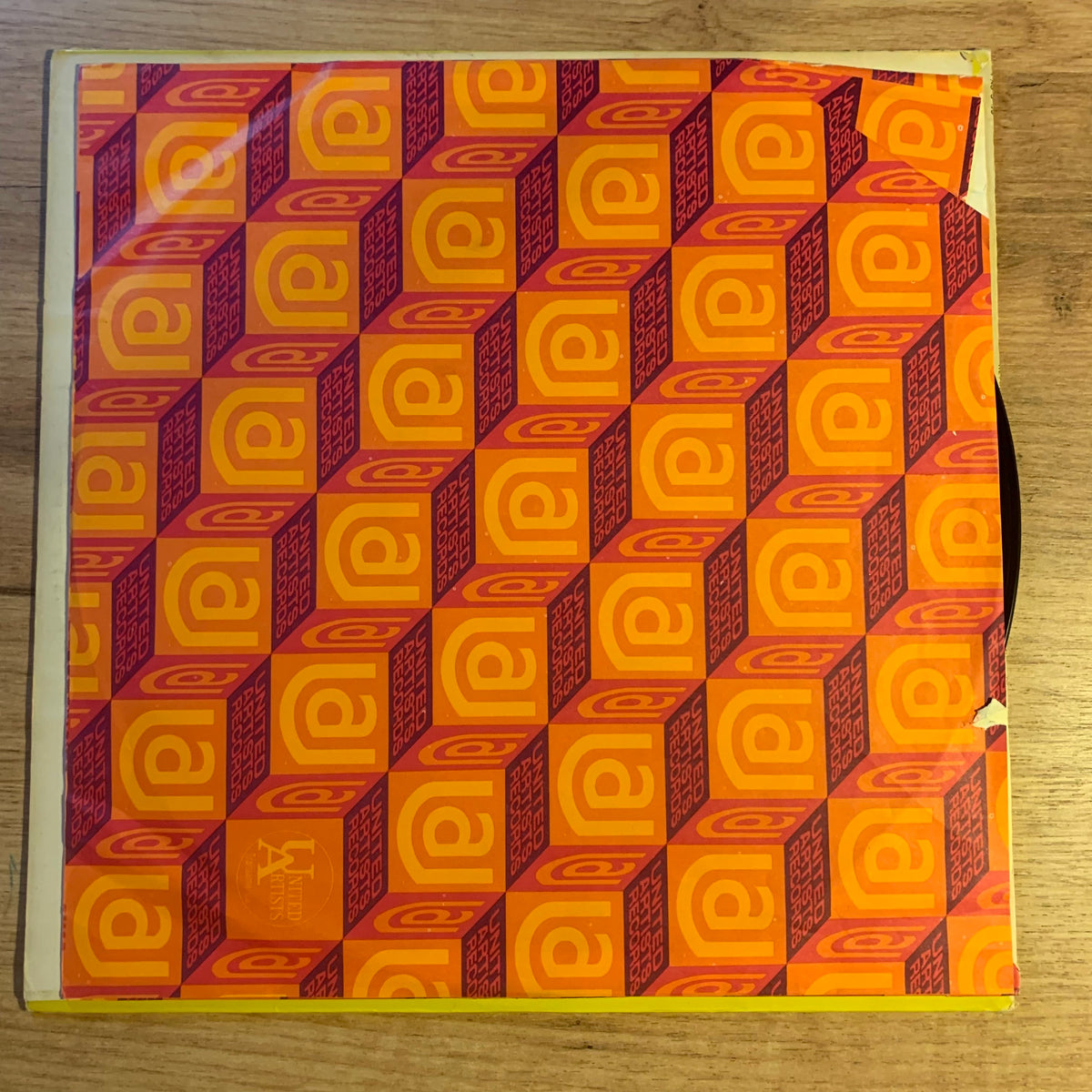 Sous-pochette United Artists illustrée et déchirée