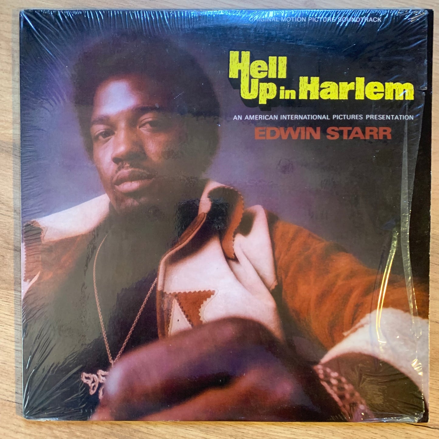 EDWIN STARR - HELL UP IN HARLEM OST...RE US...VG+/EX