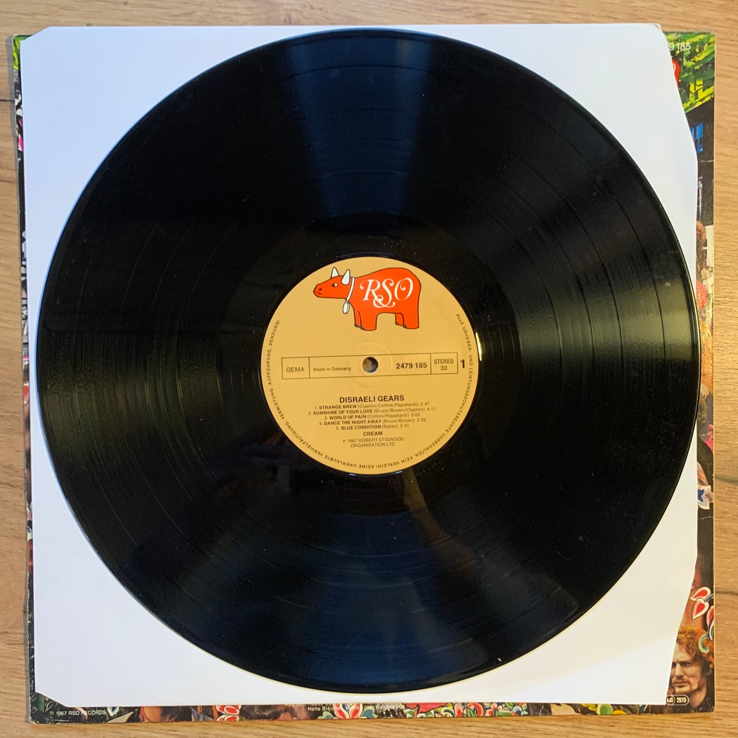 CREAM - DISRAELI GEARS...RE GER 1981...VG+/VG++
