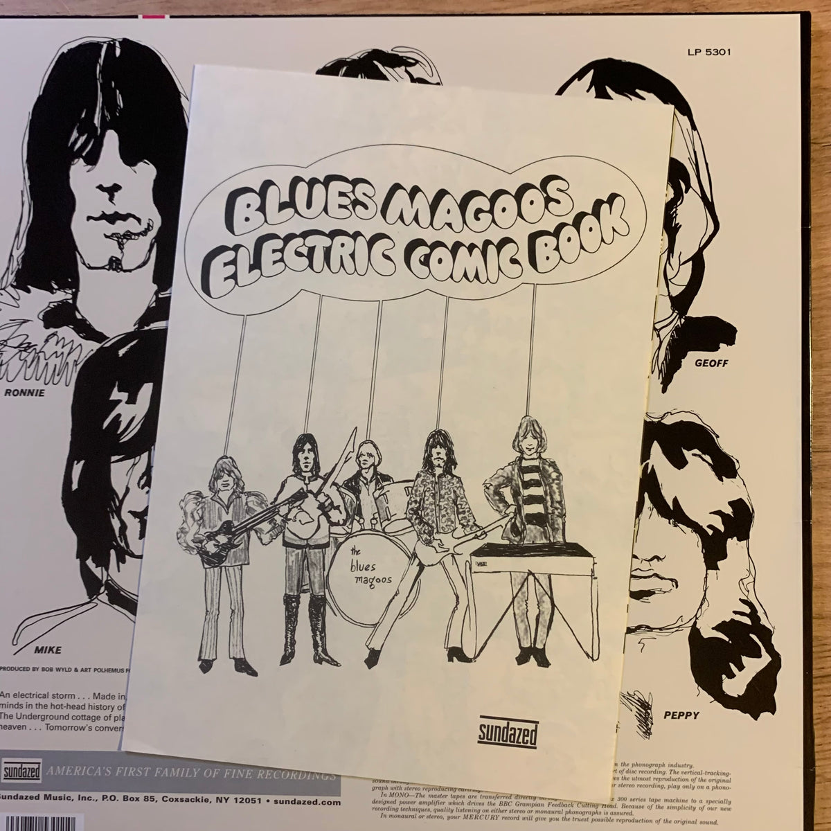 Blues Magoos Electric Comic Book : insert illustré Sundazed