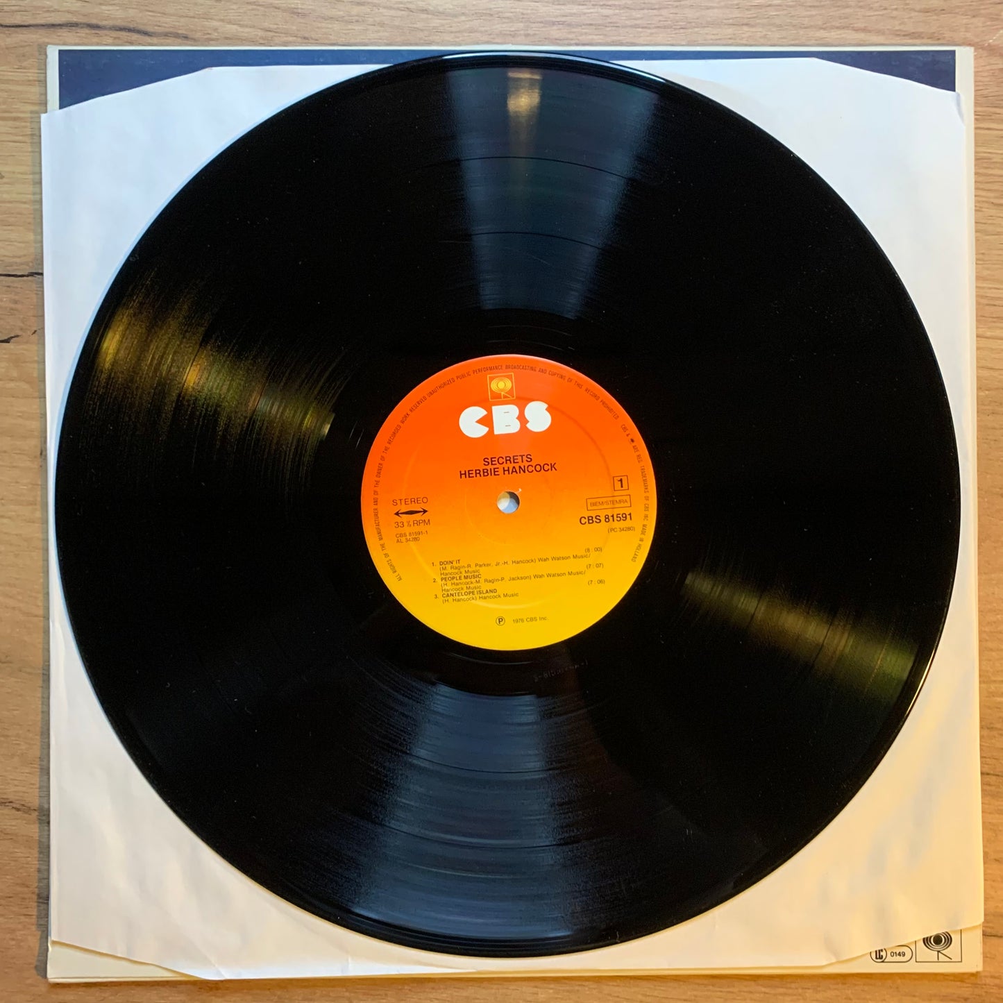 HERBIE HANCOCK - SECRETS...OG EU 1976...VG+/VG+
