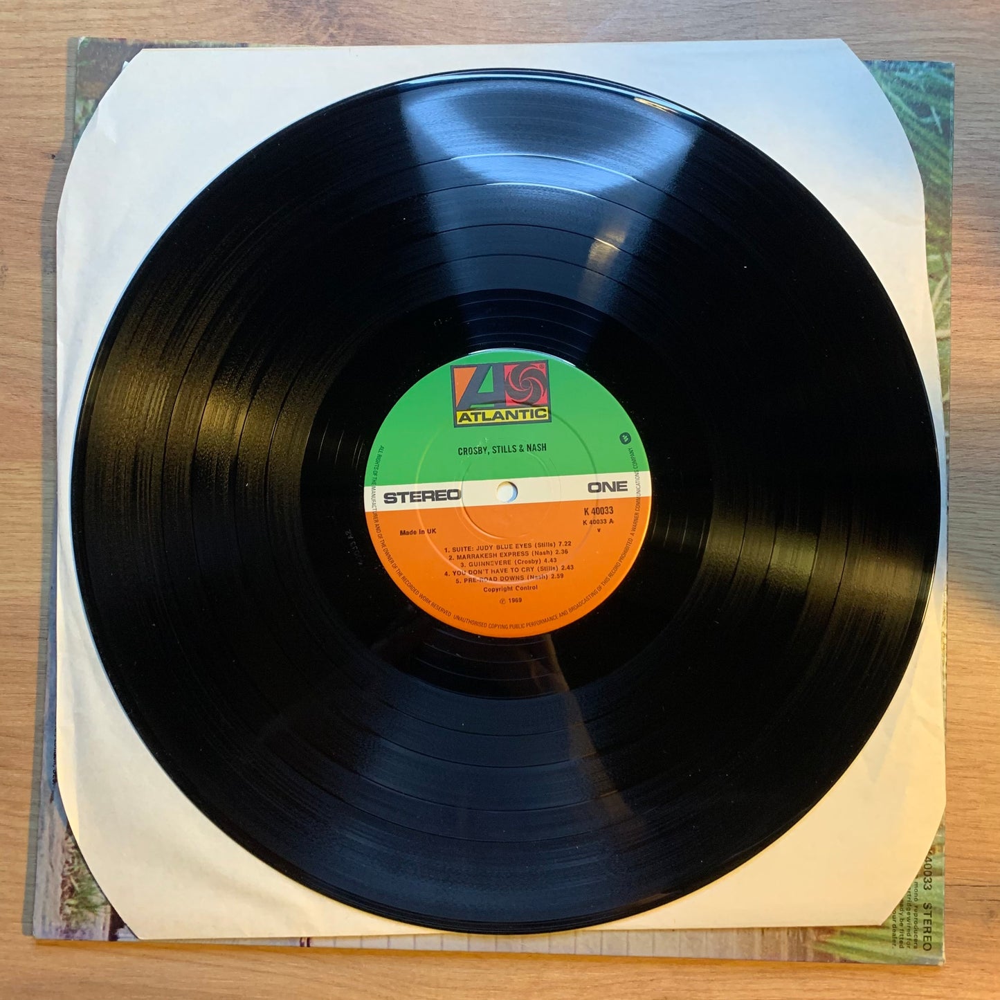 CROSBY, STILLS & NASH - RE UK 1972...EX/EX