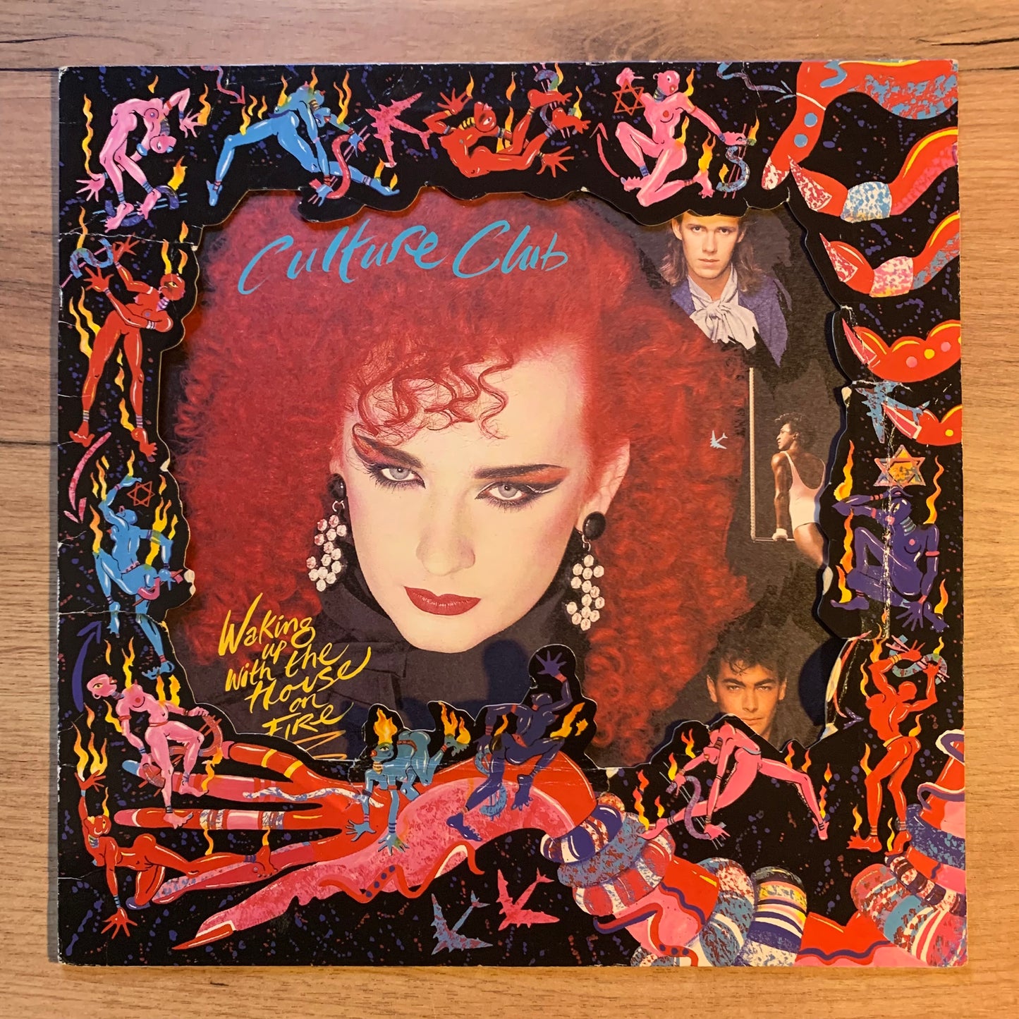 CULTURE CLUB - WAKING UP WITH THE HOUSE ON FIRE...OG UK 1984...VG+/VG+
