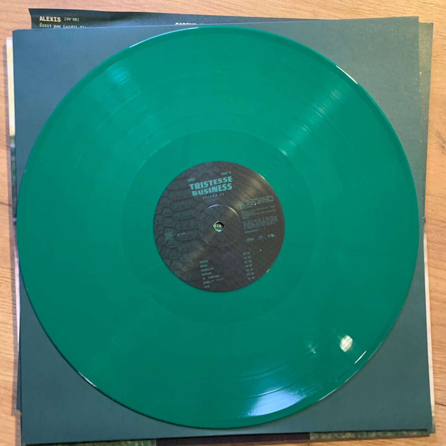 Luidji - Tristesse Business Saison 00 - Disque vinyle couleur vert