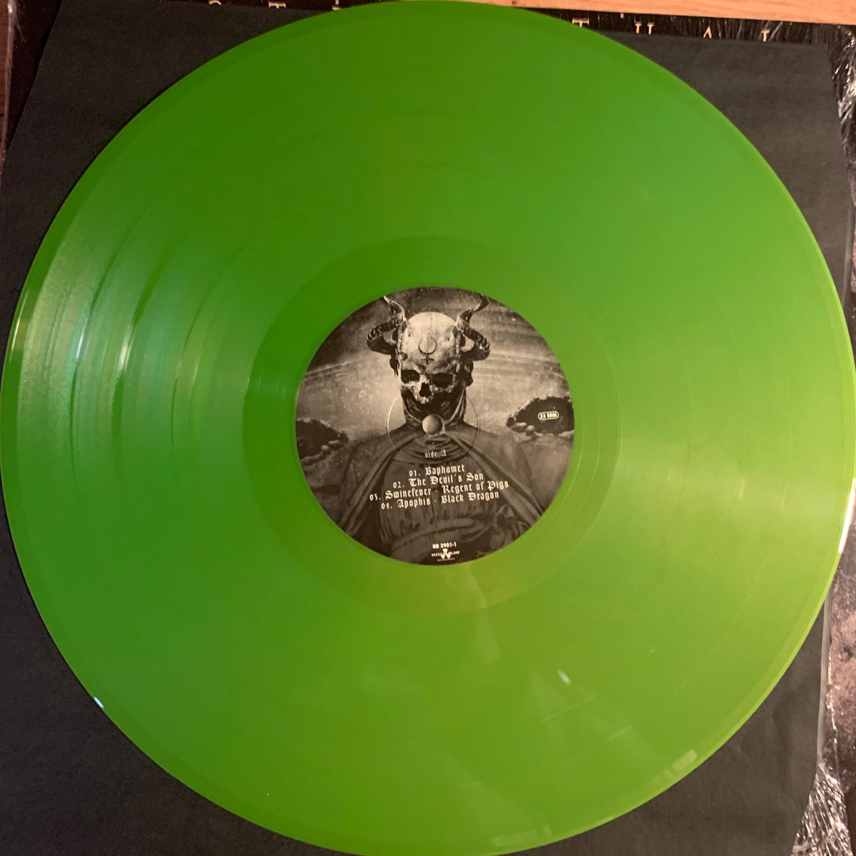 Étiquette état OG GER 2017 EX NM vinyle couleur vert
