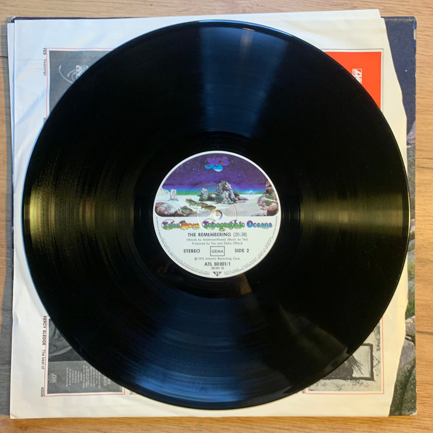 YES - TALES FROM TOPOGRAPHIC OCEANS...OG GER 1973...VG+/VG