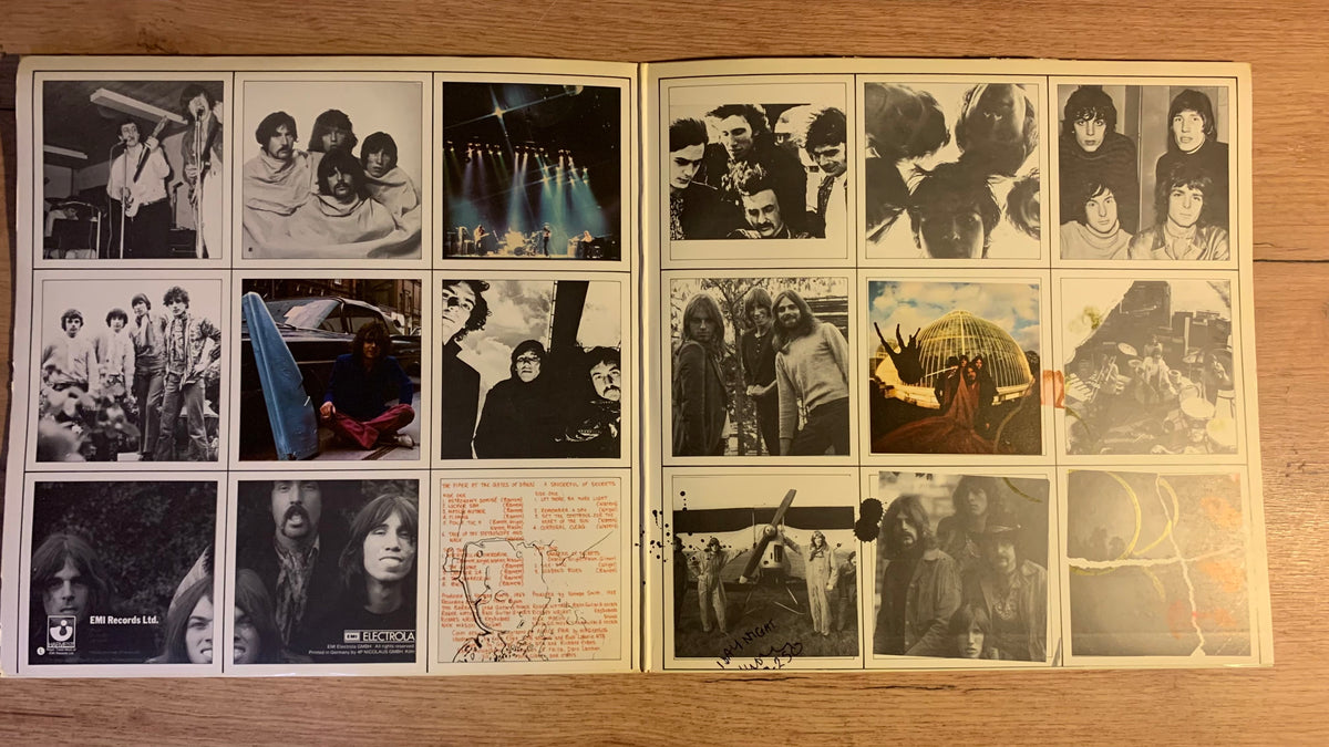 Pink Floyd - A Nice Pair, intérieur de la pochette ouvrante