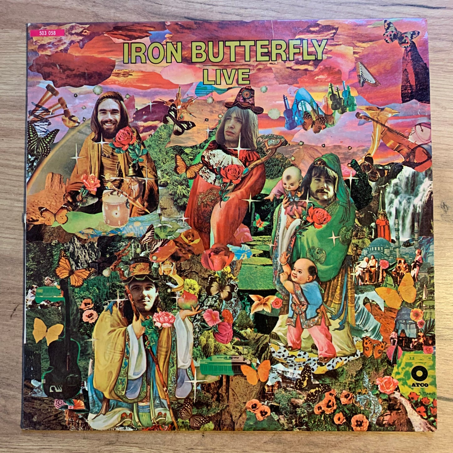 IRON BUTTERFLY - LIVE...OG FR 1970...VG/VG++