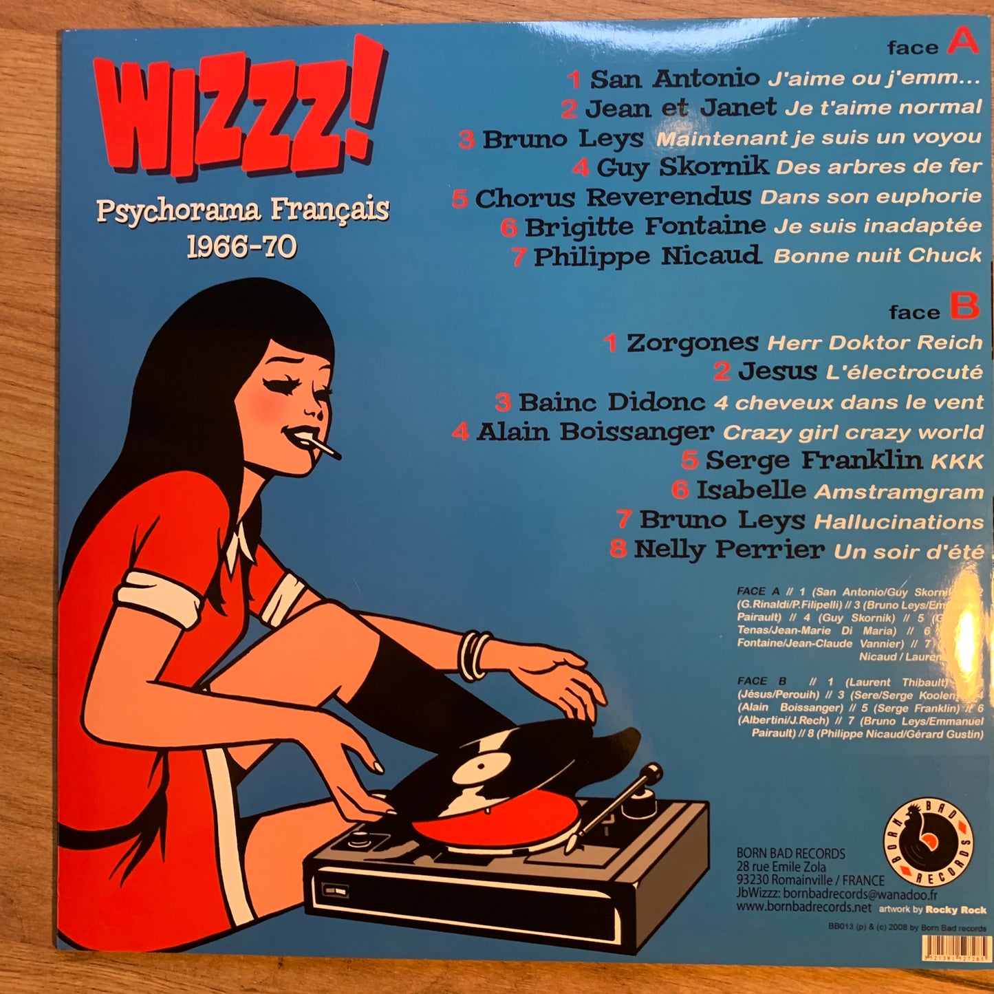 WIZZZ! VOLUME 2 PSYCHORAMA 1966-70...COMPIL FR 2008...EX/NM