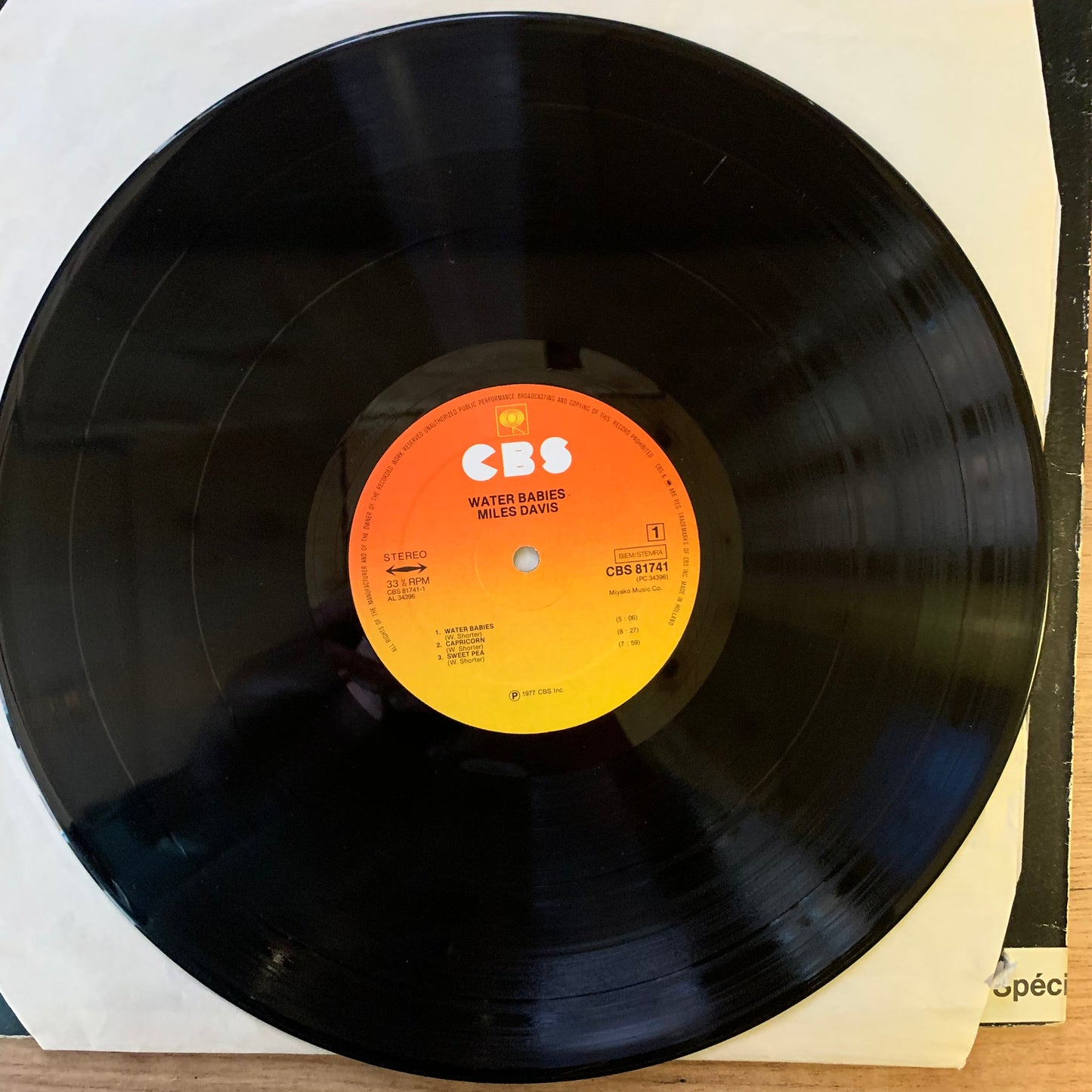 MILES DAVIS - WATER BABIES...OG EU 1977...VG/VG