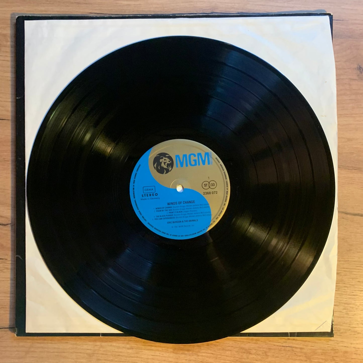 ERIC BURDON & THE ANIMALS - WINDS OF CHANGE ... RE GER ...VG++/VG