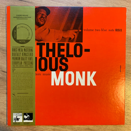 THELONIOUS MONK - GENIUS OF MODERN MUSIC VOL. 2...RE FR 1985...VG+/EX