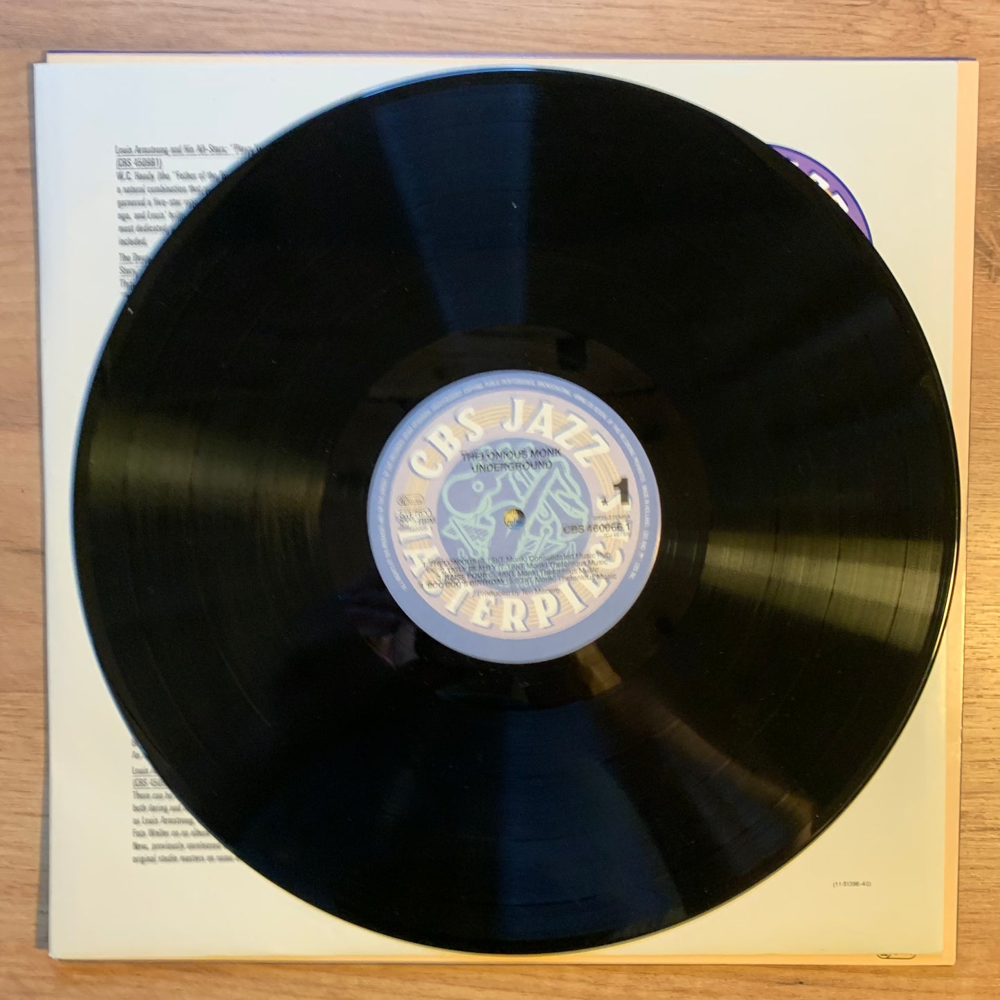 THELONIOUS MONK - UNDERGROUND...RE EU 1987...EX/EX