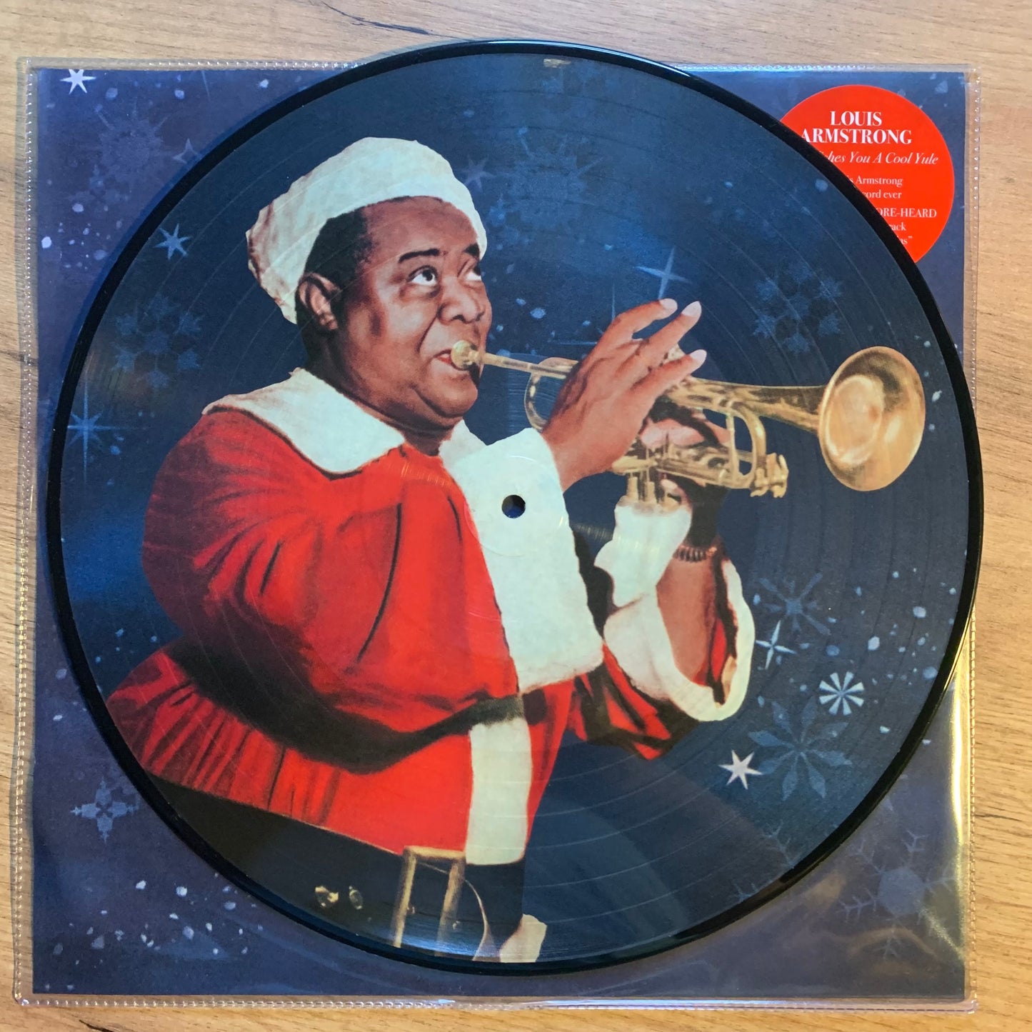 LOUIS ARMSTRONG - LOUIS WISHES YOU A COOL YULE...RE US 2022...EX/VG+