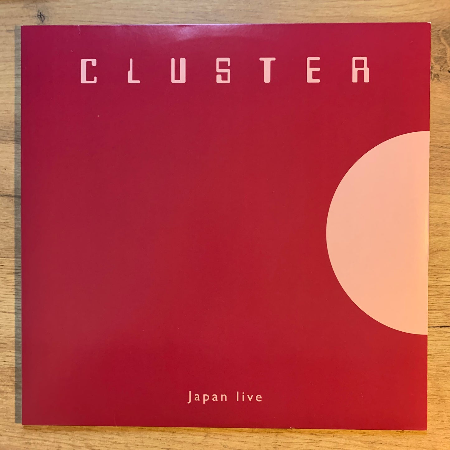 CLUSTER - JAPAN LIVE...RE GER 2015...VG+/EX