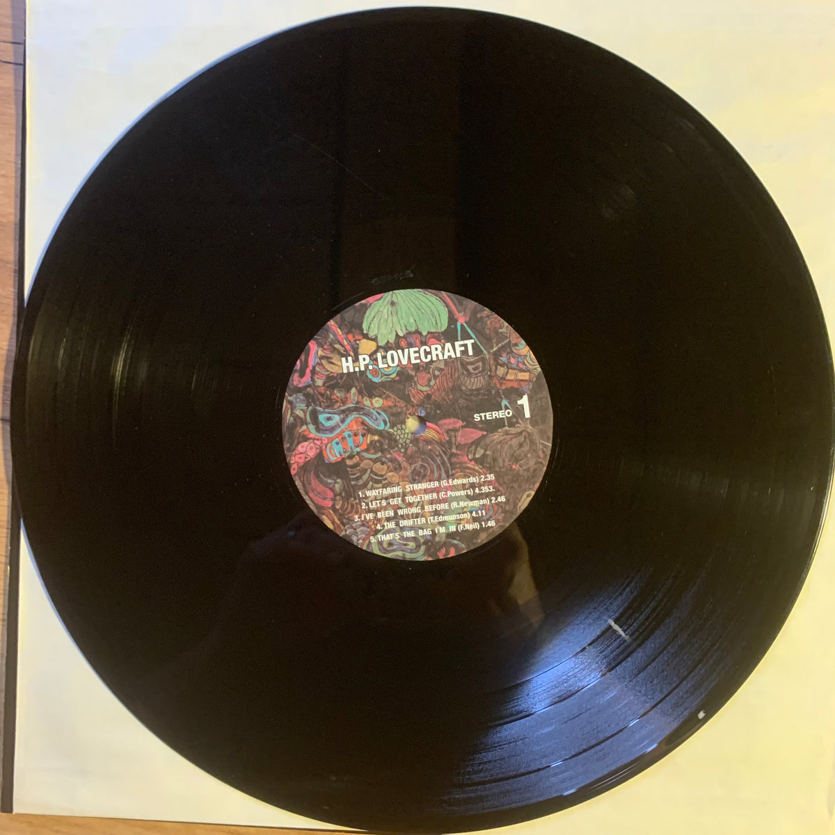 Étiquette : RE EU 2022, disque VG+, pochette EX, 20 CHF