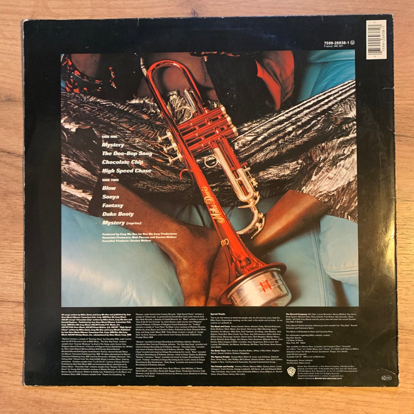 MILES DAVIS - DOO-BOP...OG EU 1992...VG+/VG+