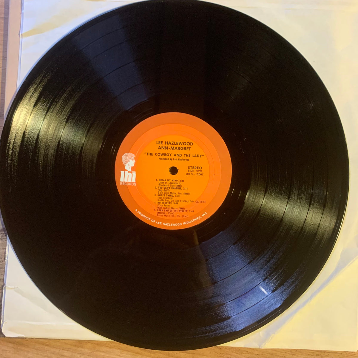 The Cowboy & The Lady, disque LHI Records