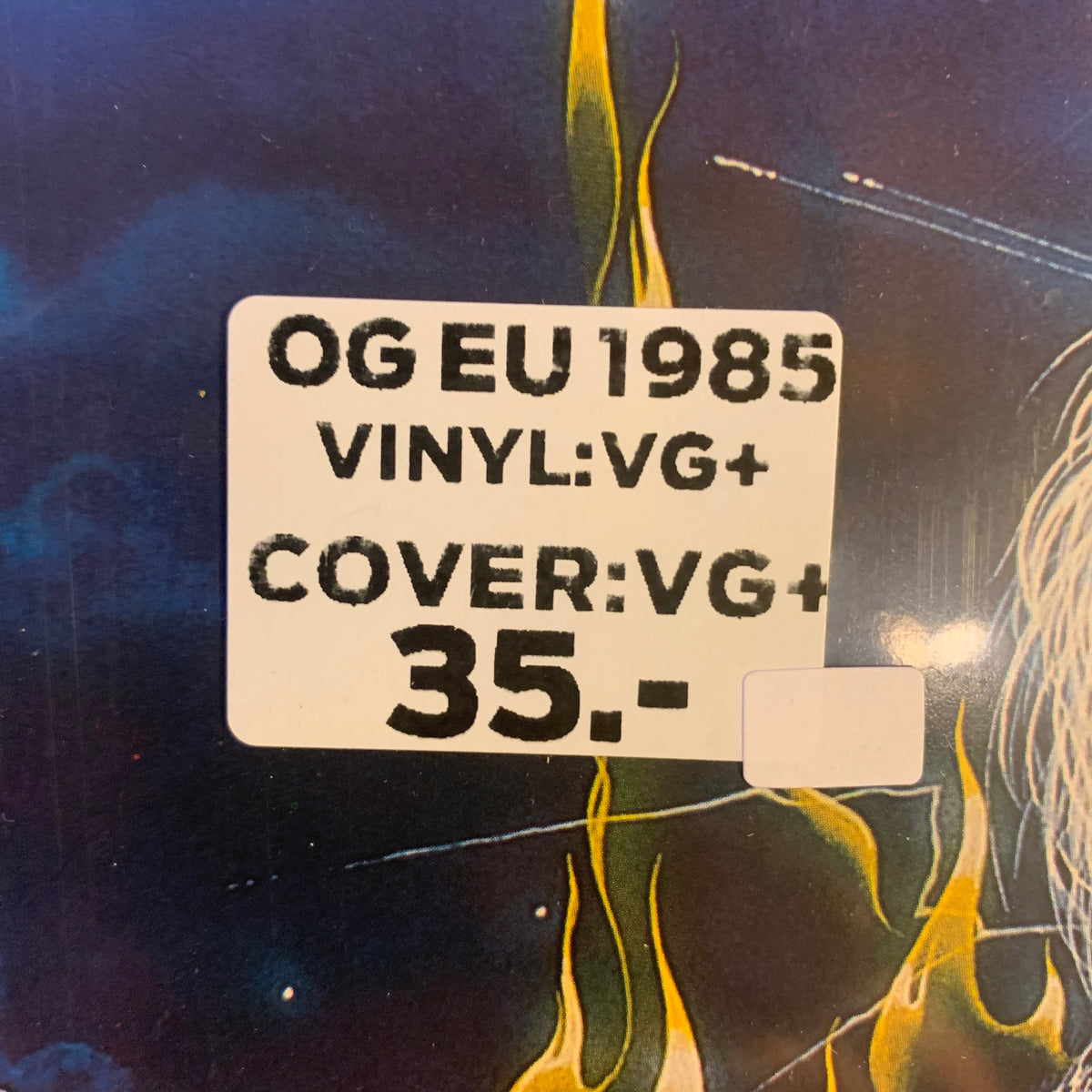 Étiquette état et prix des disques et pochette