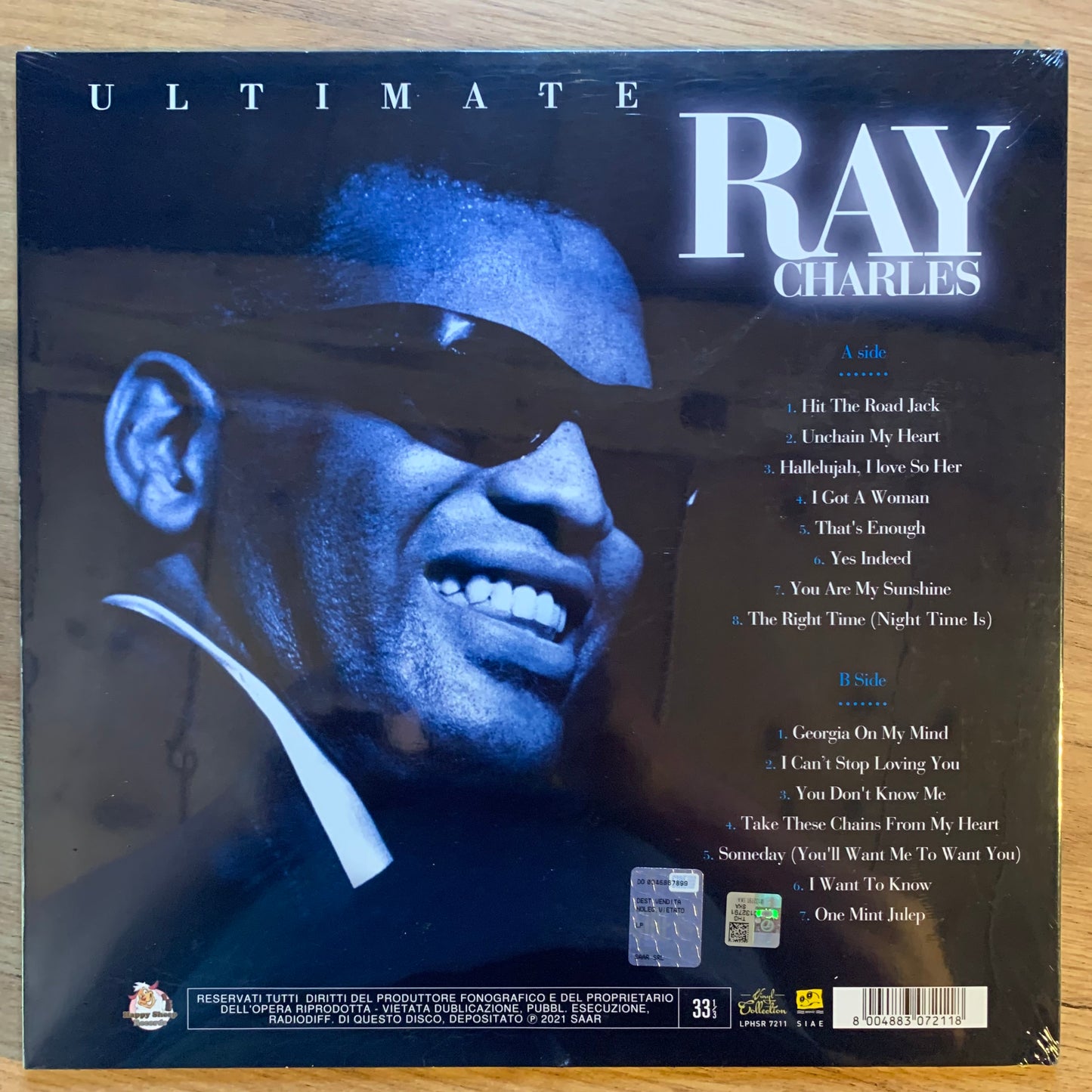 RAY CHARLES - ULTIMATE RAY CHARLES...COMPIL ITA 2021...SEALED