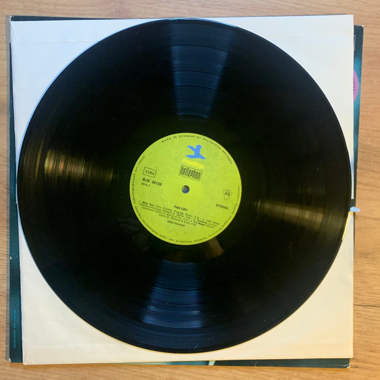 ERIC DOLPHY - FAR CRY!...RE GER...VG+/VG+