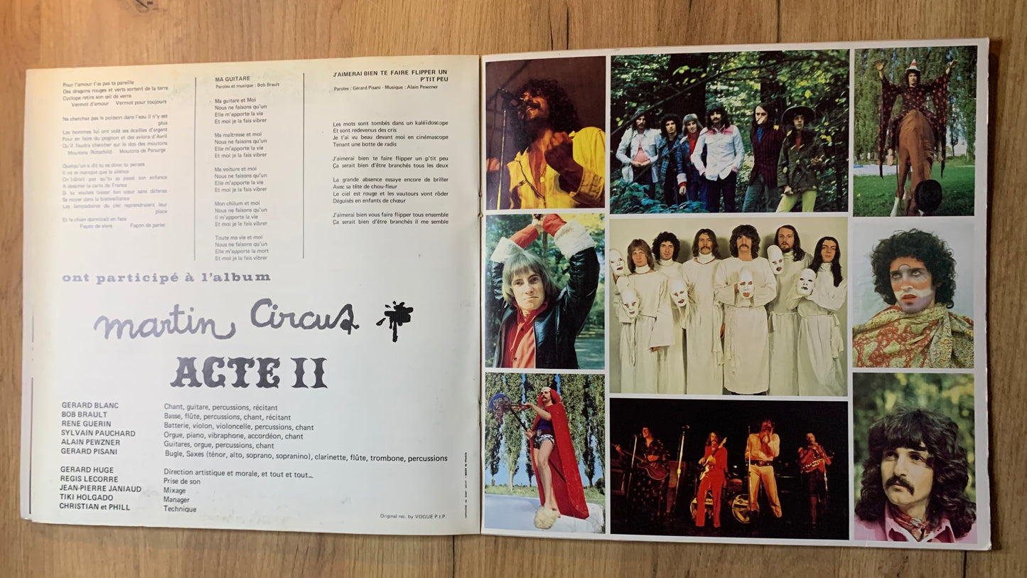 MARTIN CIRCUS - ACTE II...OG FR 1971...VG+/VG+
